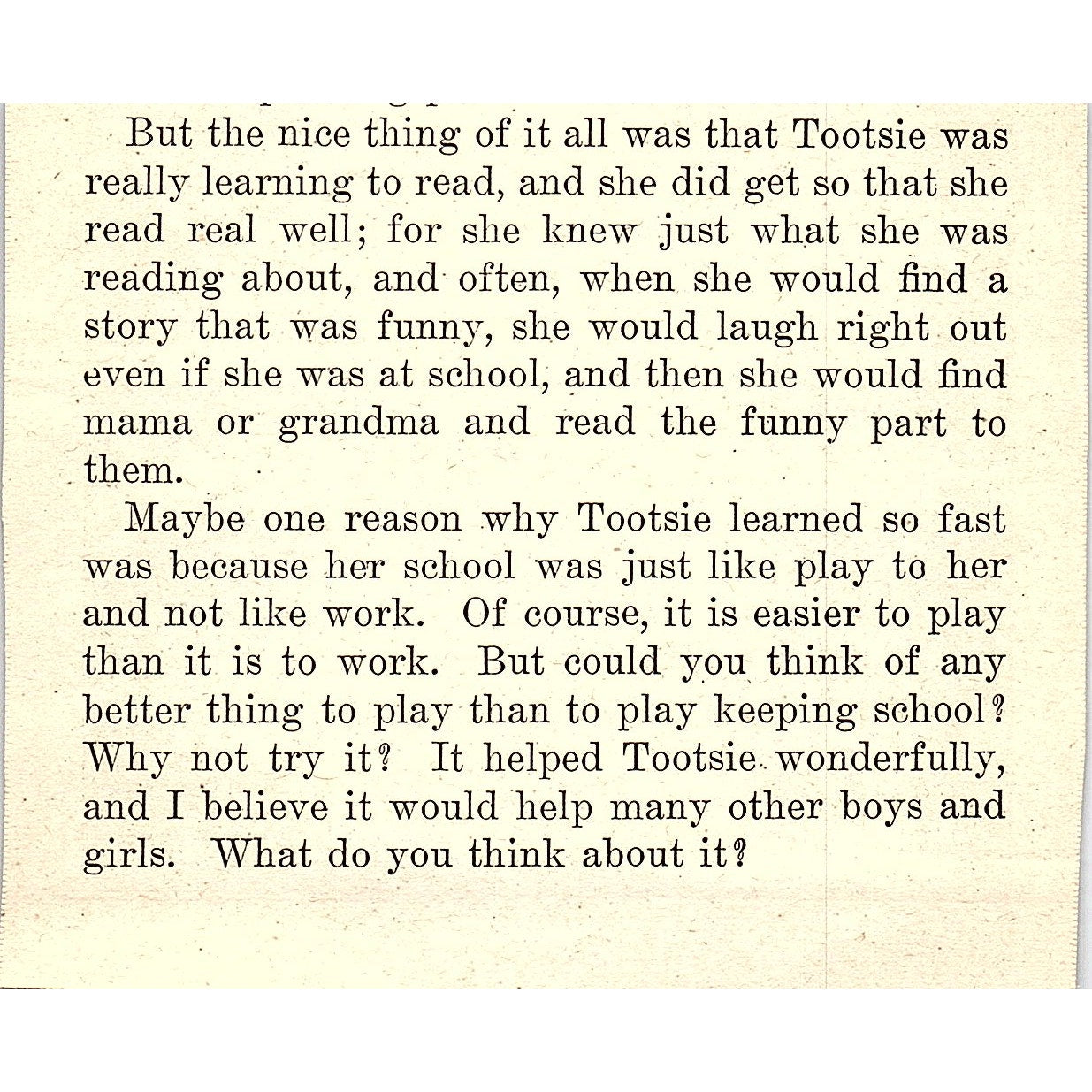 Adorable African American Little Girl "Tootsie" 1905 Picture AG2-H2