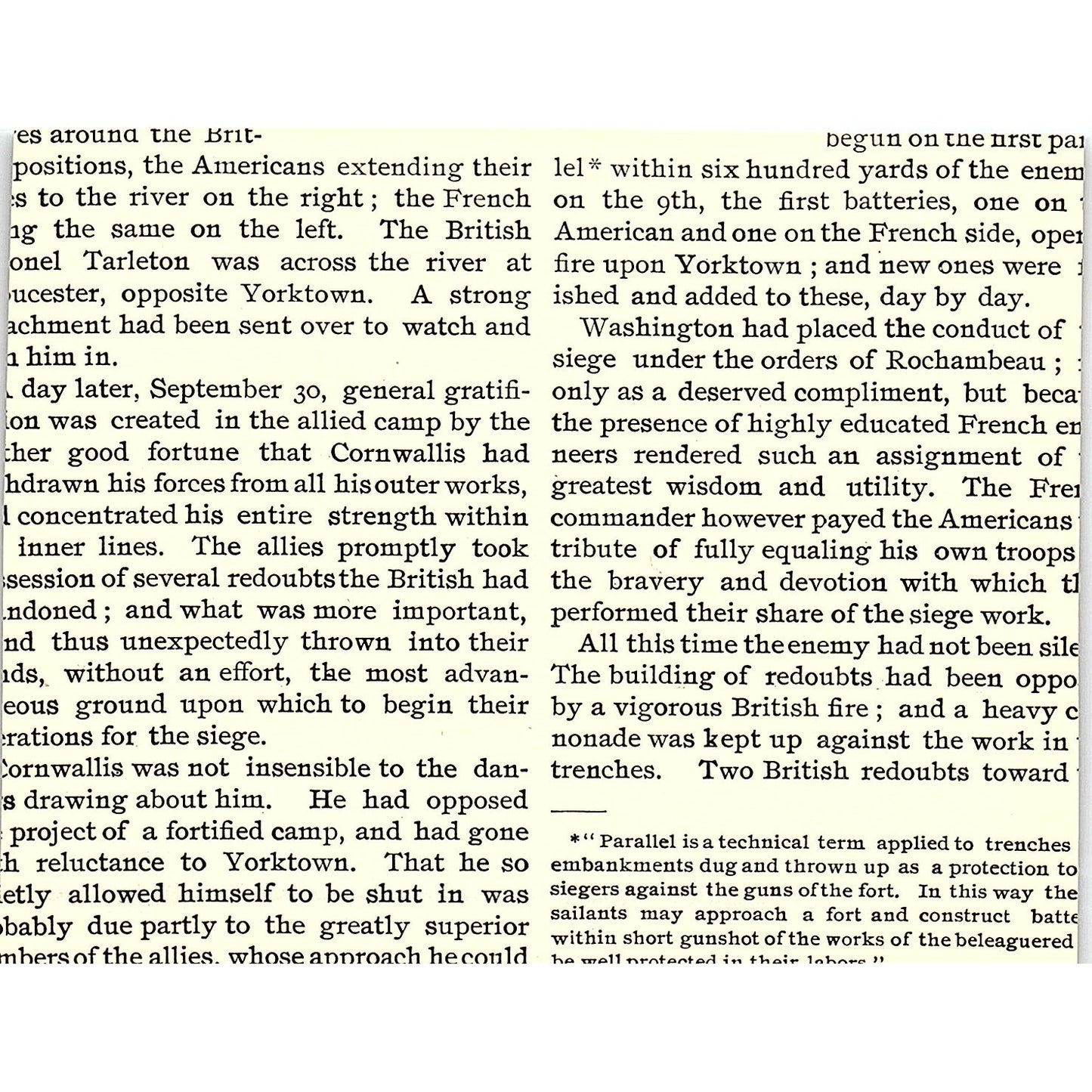 Moore's House Yorktown VA Treaty of Capitulation 1892 Art Print AG2-9