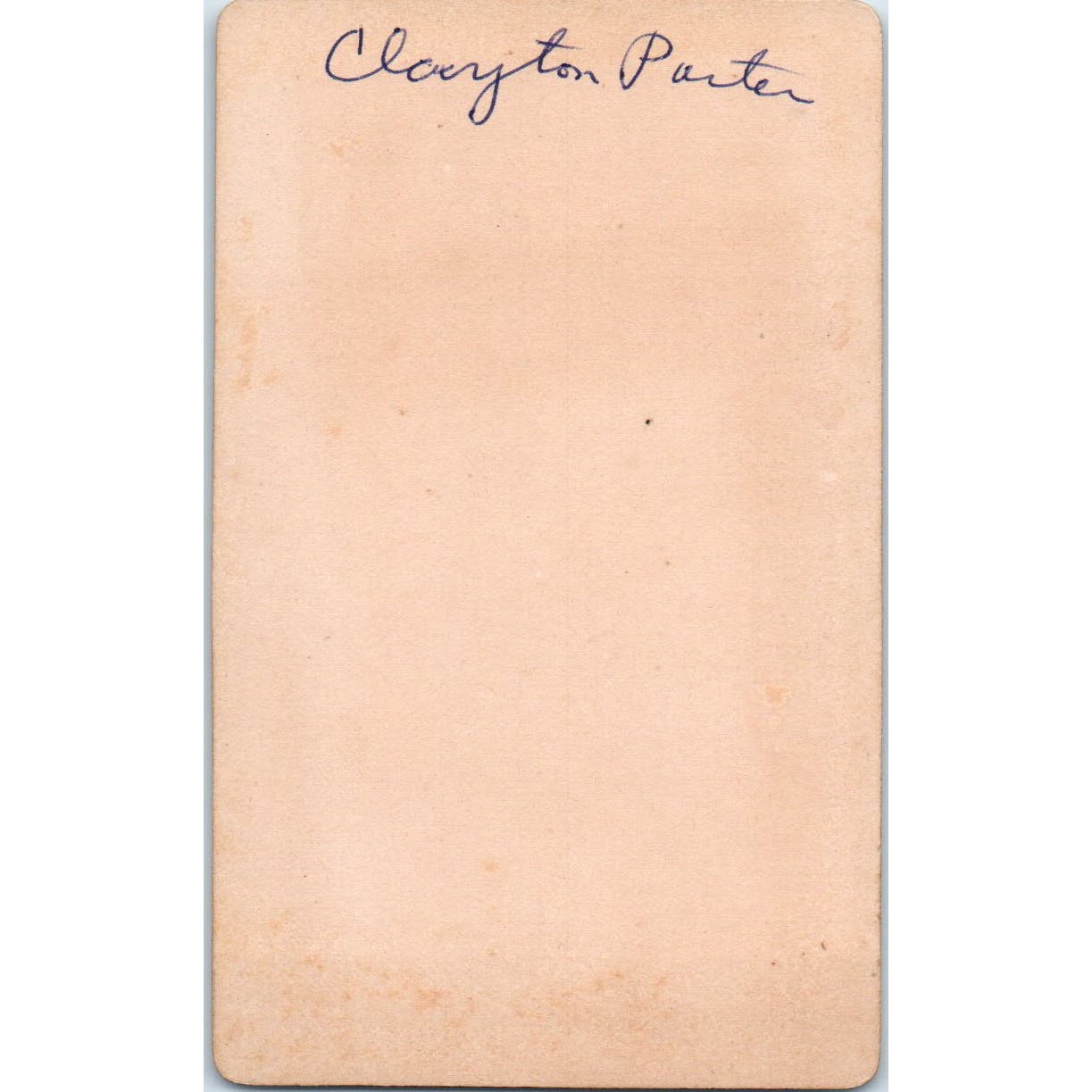 Early 1900s Original Photo Baby Infant Clayton Porter in Gown 2.5x4" AE6