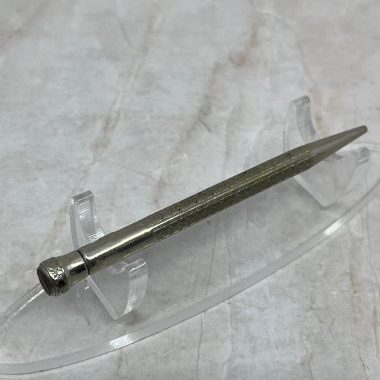 PAL Silver-tone Engraved Metal Vintage Advertising Mechanical Pencil SB3-P1