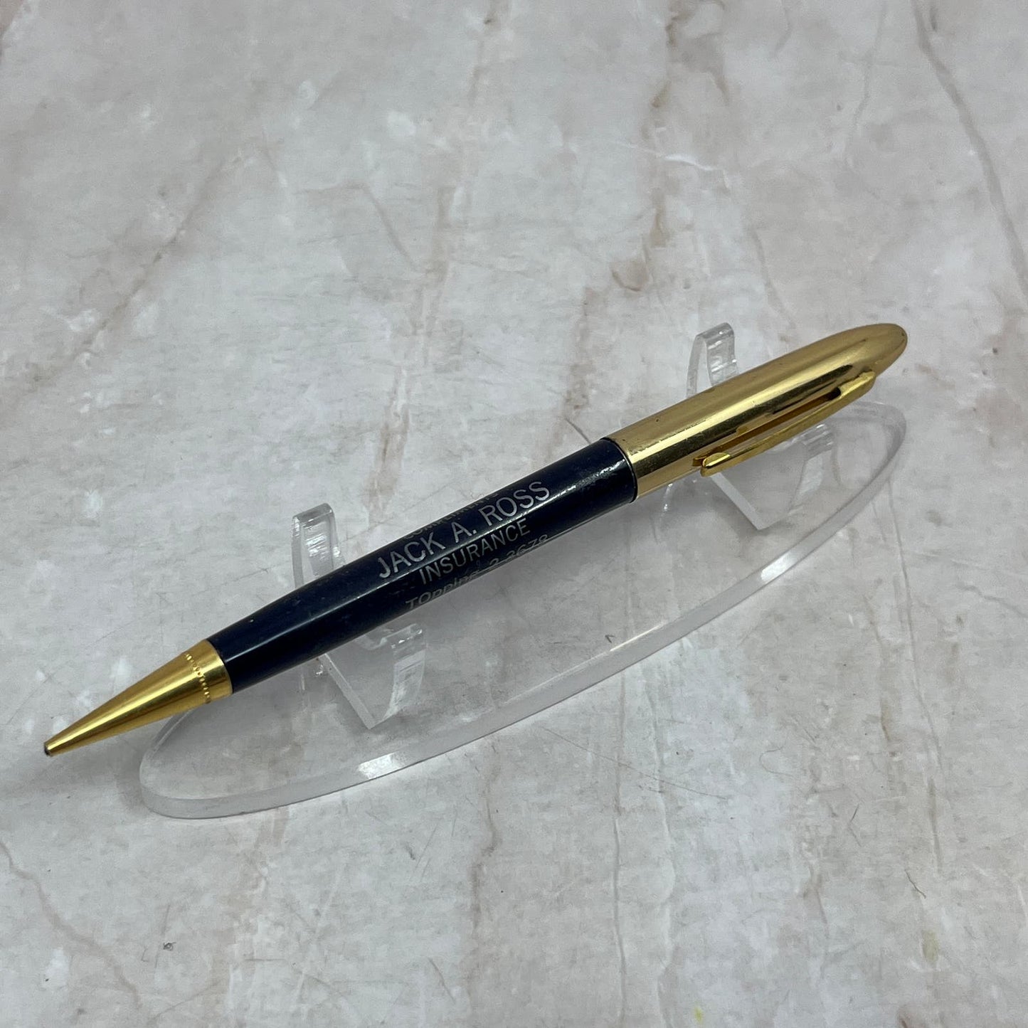 Jack A. Ross Ins. Wings Sample Vintage Advertising Mechanical Pencil SB3-P1