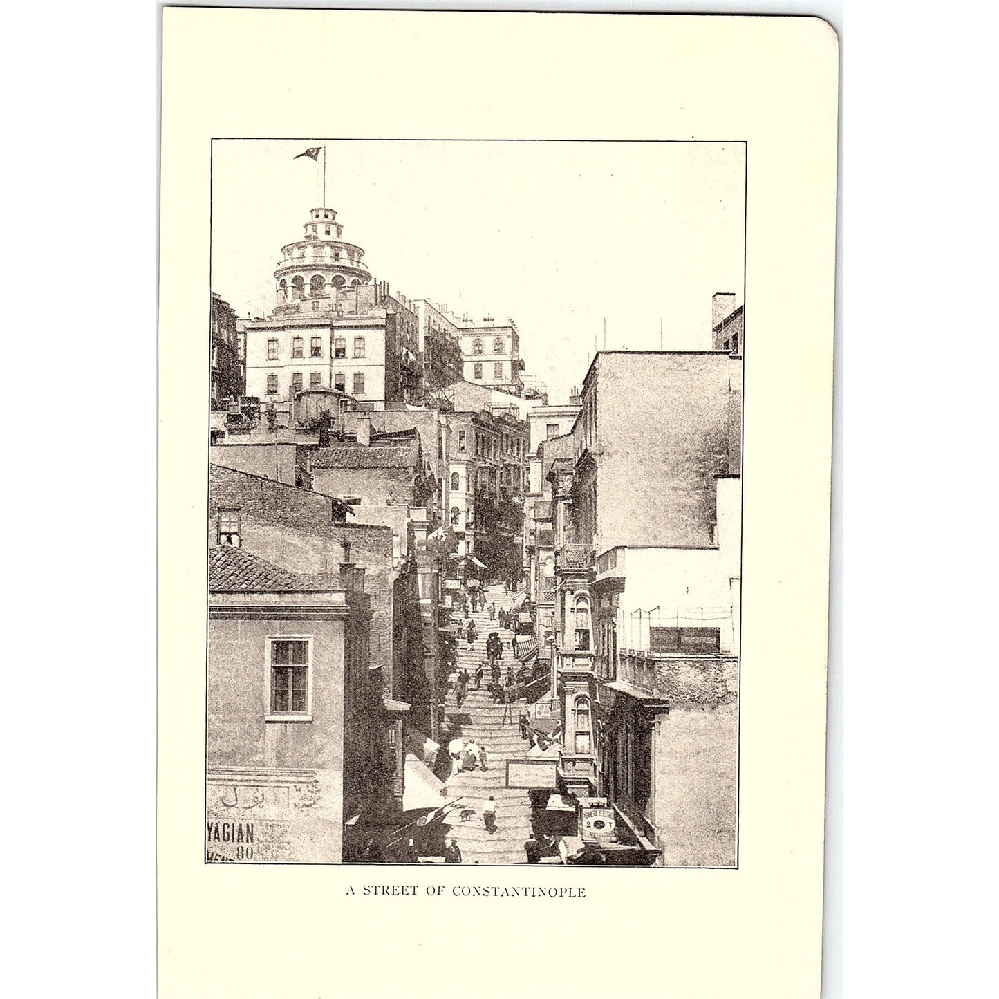 A street of Constantinople 1905 Art Print SAG4-5