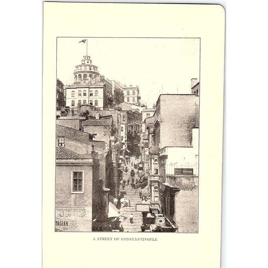 A street of Constantinople 1905 Art Print SAG4-5