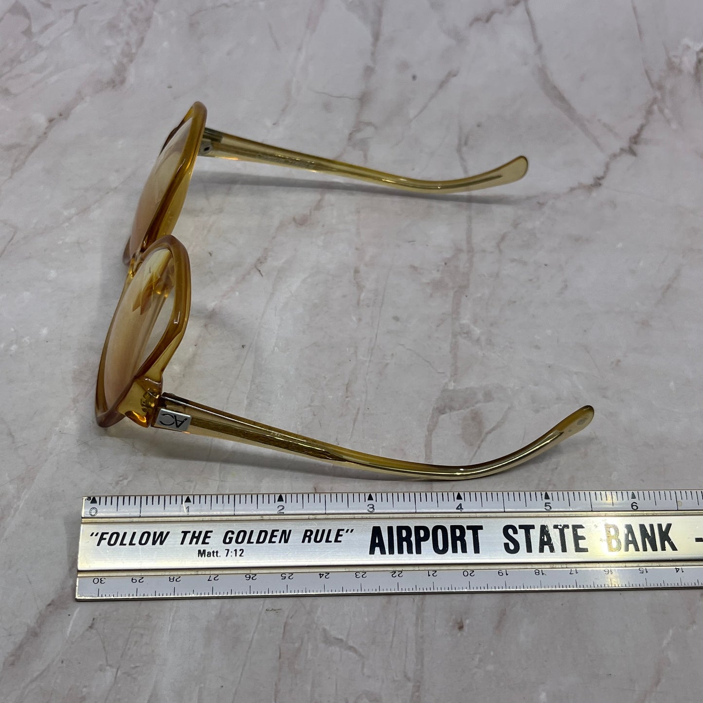 Retro Albert Capraro Oversize Opaque Acrylic Glasses Eyeglasses Frames TH9-G2-6