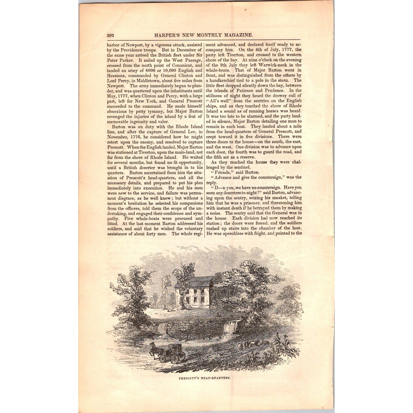 Newport Rhode Island Historical & Social Traveler- 15 Pages 1854 Article I19