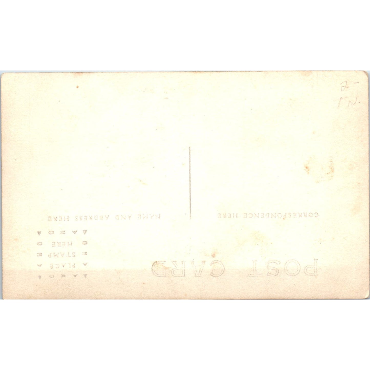 View of Demolished Building After a Tornado RPPC Real Photo Postcard AB9