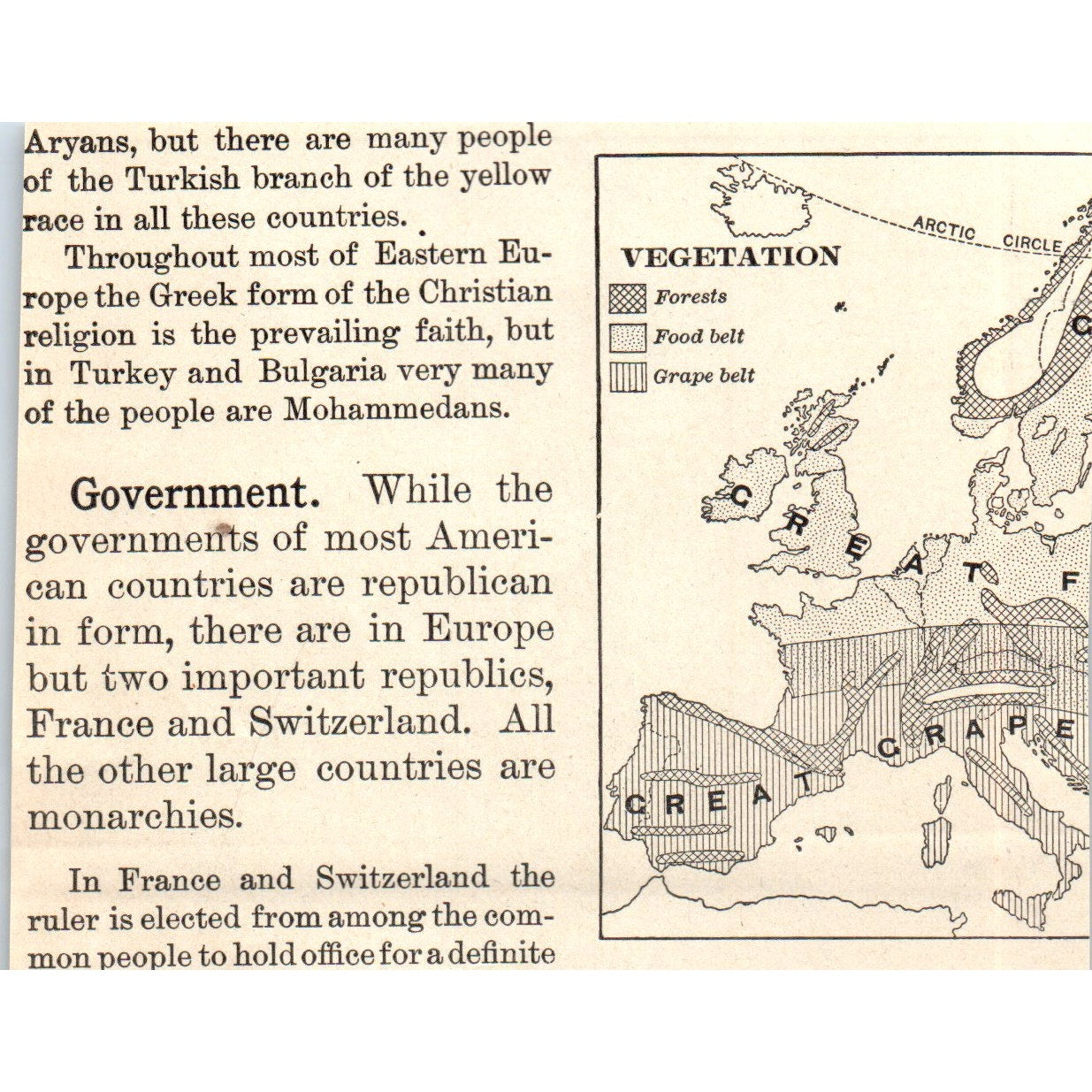 A Viking's Ship 1901 Engraving AF2-A6