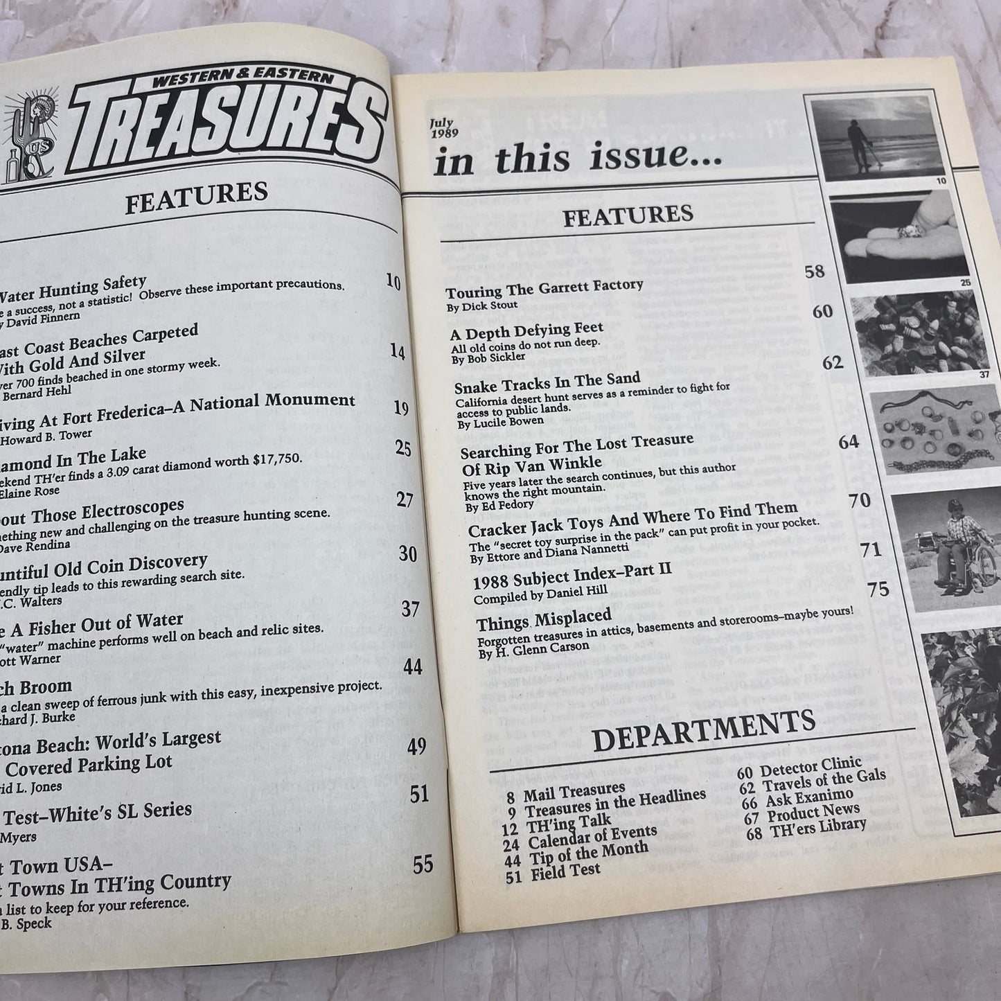 1989 July - Western & Eastern Treasures Magazine - Treasure Hunting Gold M11