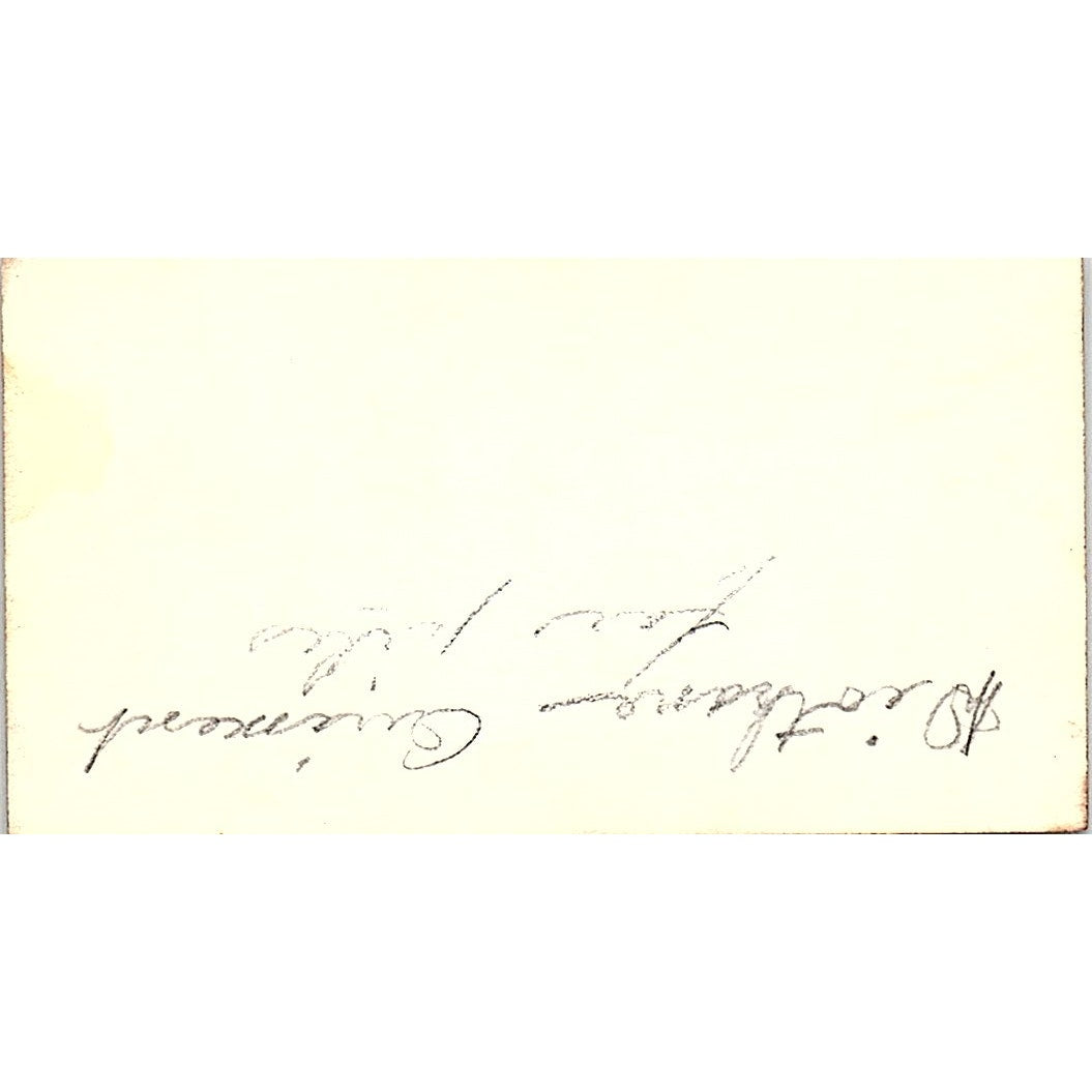 Virgil V Becker Attorney Wilmington CA Vintage Business Card SE3-B12