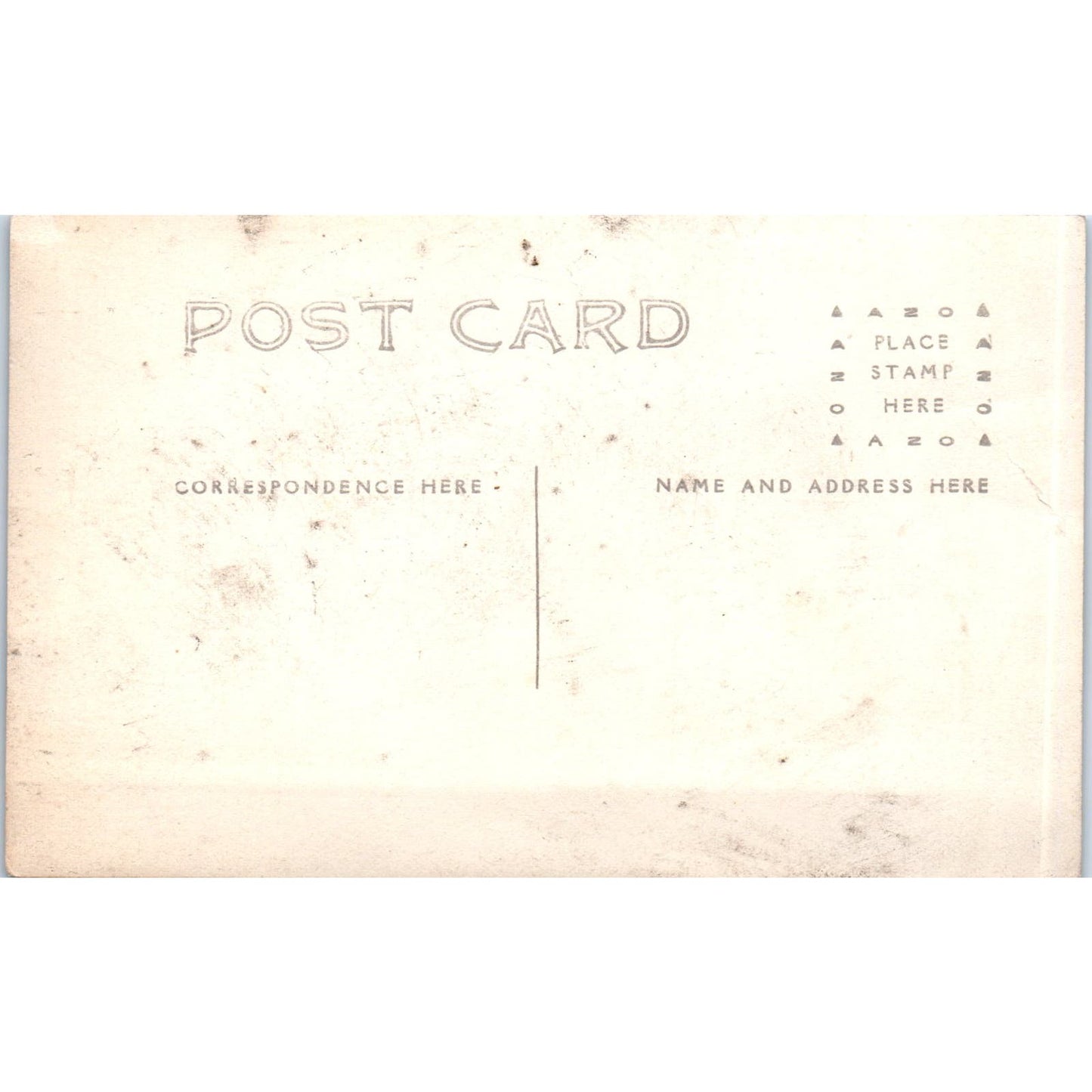 View of a Large Church Vintage RPPC Real Photo Postcard AB9