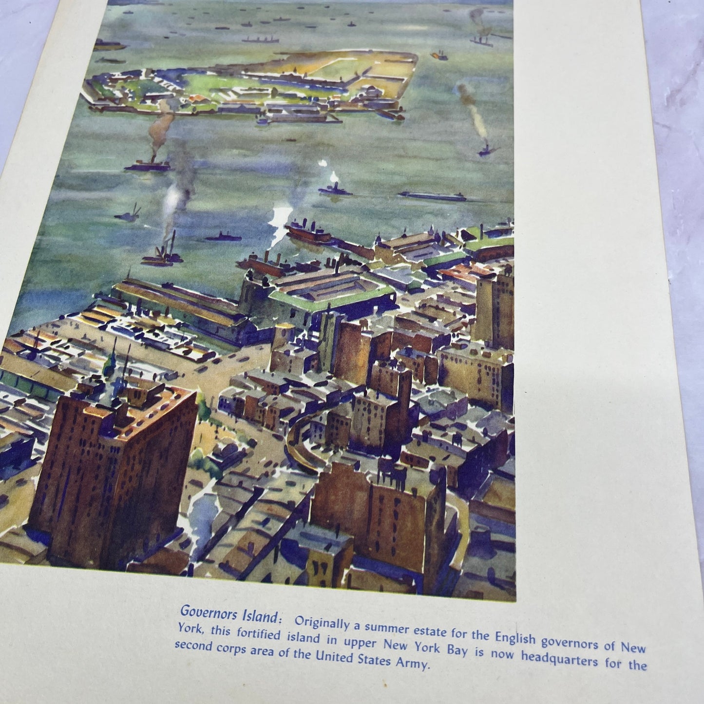 Governors Island - Norman Guthrie Rudolph 9x12" Art Print V20