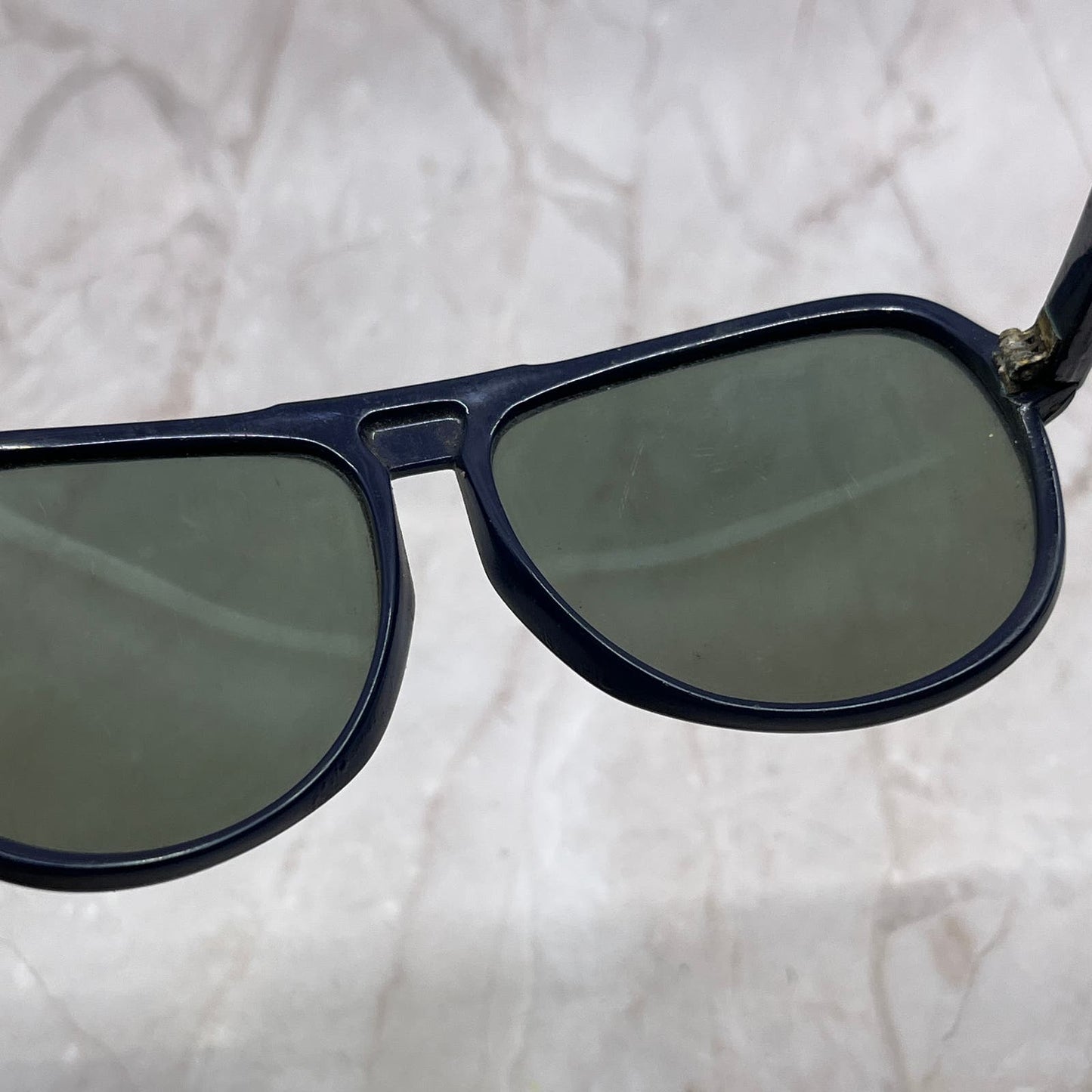 Vintage I Ski Sunglasses 70s Skybird Two Tone Blue Eyeglasses Japan SB8