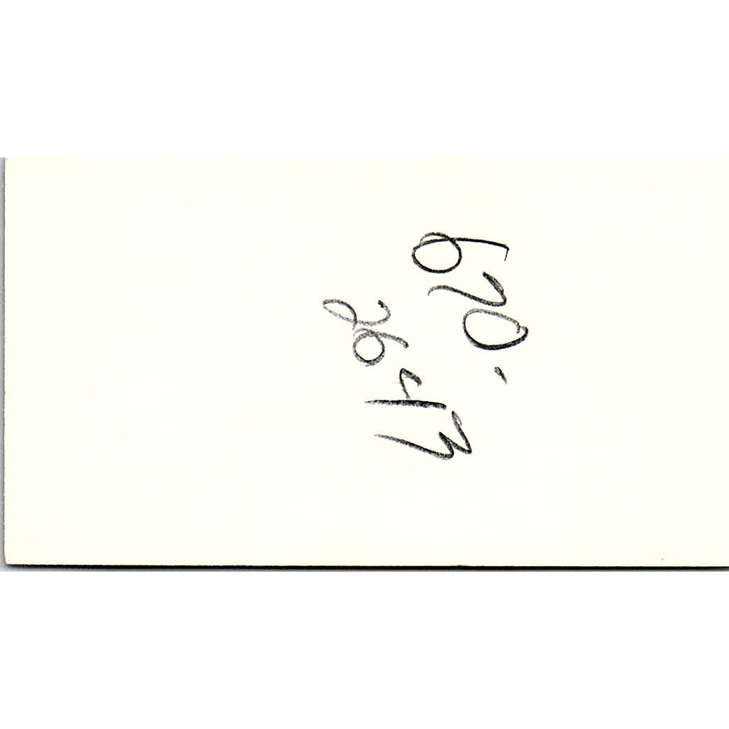 George Gowen Patrolman Port of Houston Authority Police Vtg Business Card SC9-B7