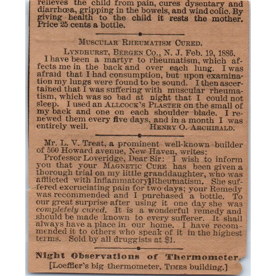 Sperry & Barnes Meats New Haven CT 1886 Hartford Victorian Ad AB8-HT1