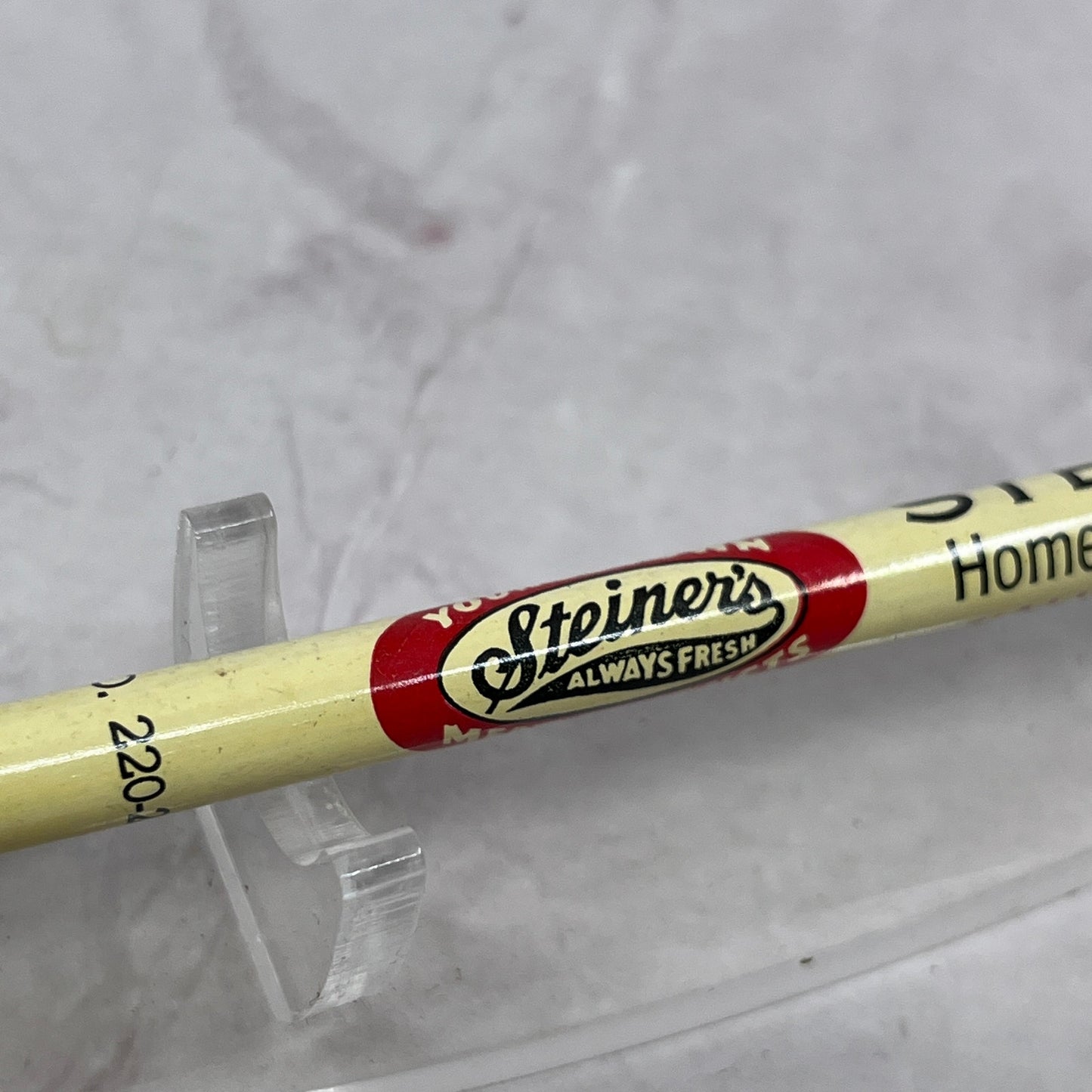 Vintage Steiner's Home Dressed Meats Youngstown No. 220-2 Pencil TC5-PN1