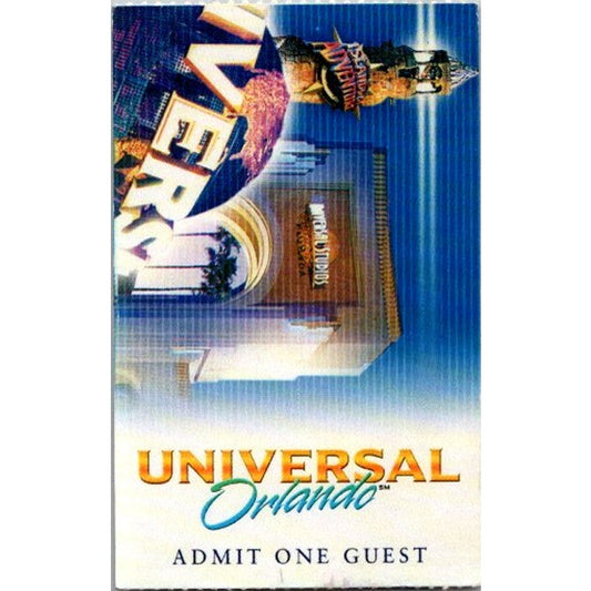 Vintage Universal Studios Orlando Adventure Stub 8/24/2000 TB7-BC17