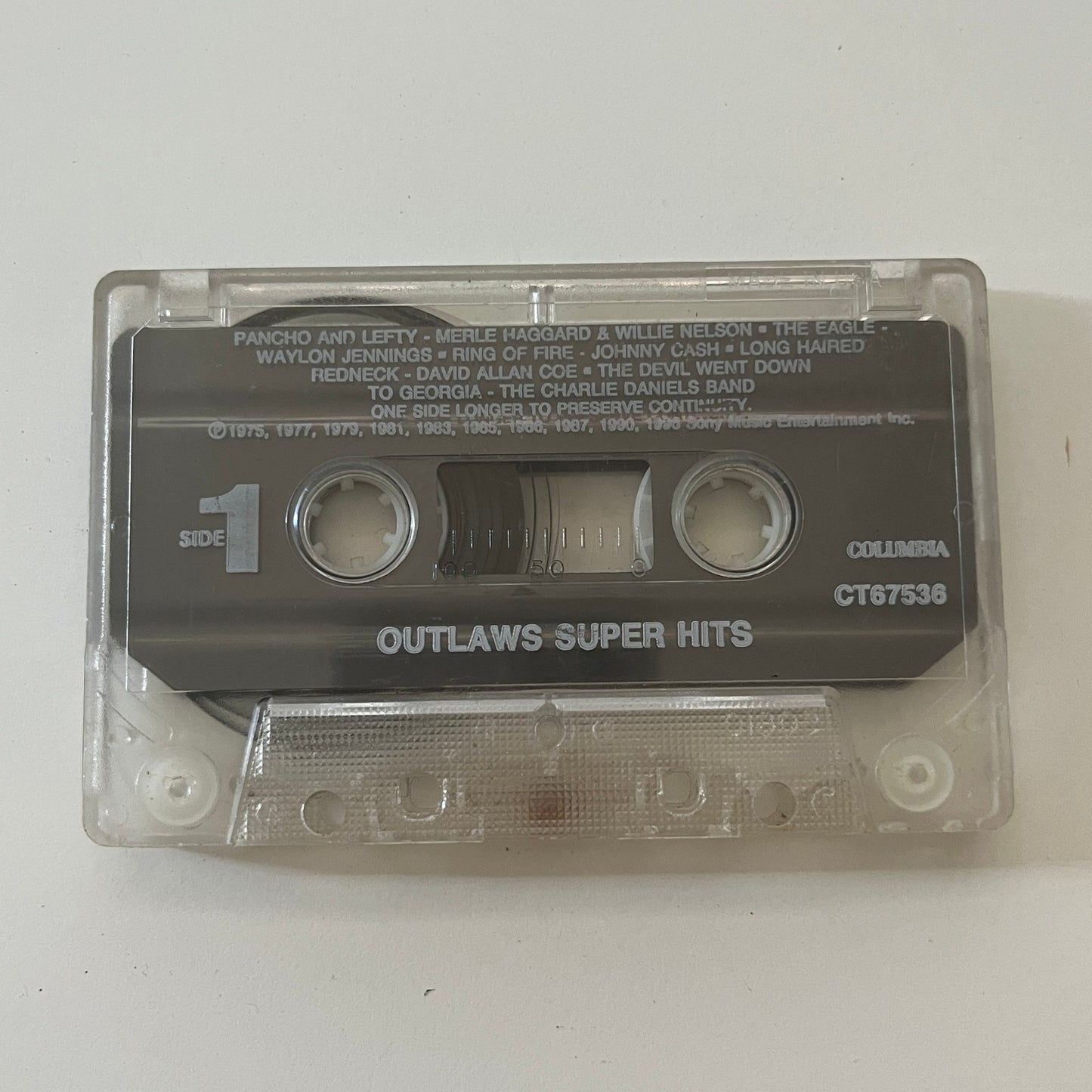 Outlaws Super Hits Merle Haggard Willie Nelson Country Cassette Tape TB6-OT1