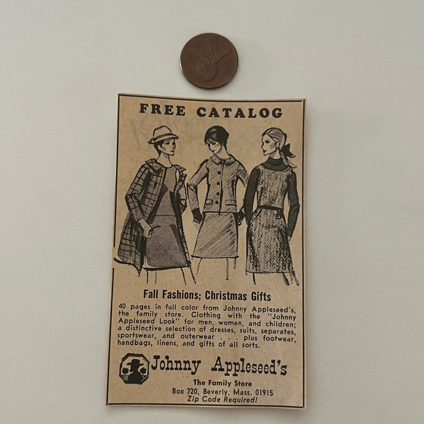 Johnny Appleseed's The Family Store Beverly MA 1971 Magazine Ad SAG4-M2