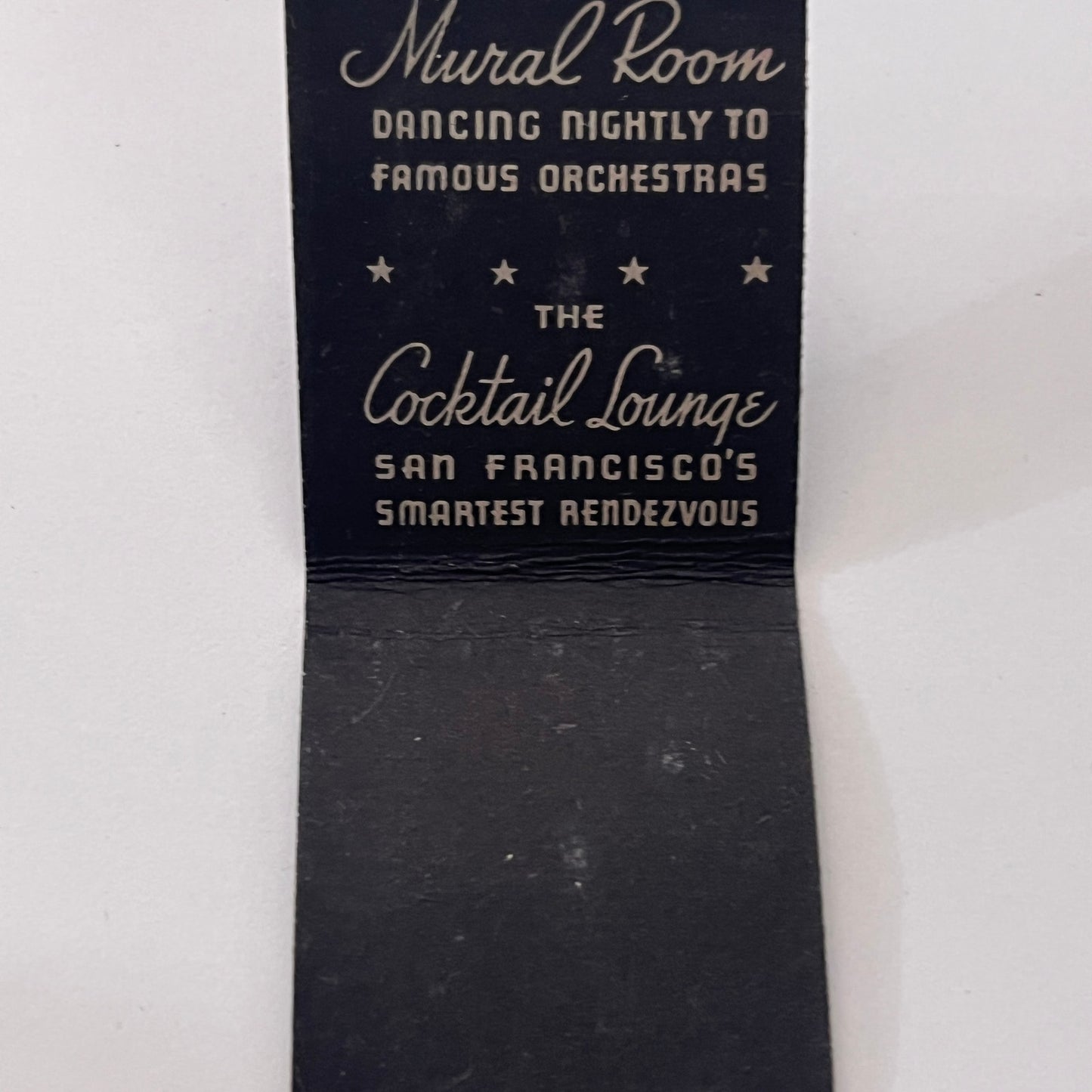 Hotel St. Francis San Francisco Vintage Matchbook Cover TB8-MB-11