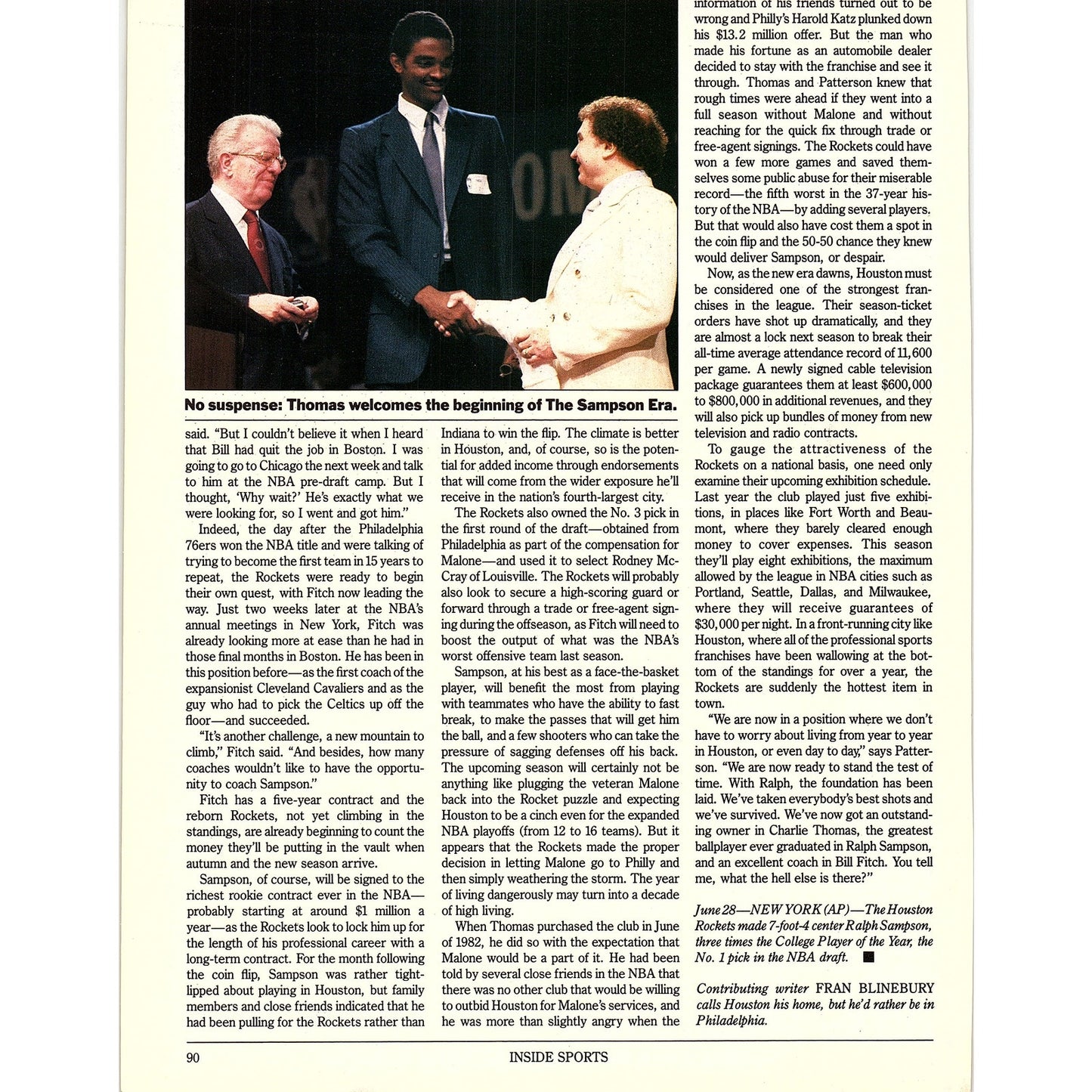 Signature Sports Posters Marketcom Fenton MO 8x11" 1983 Ad D26