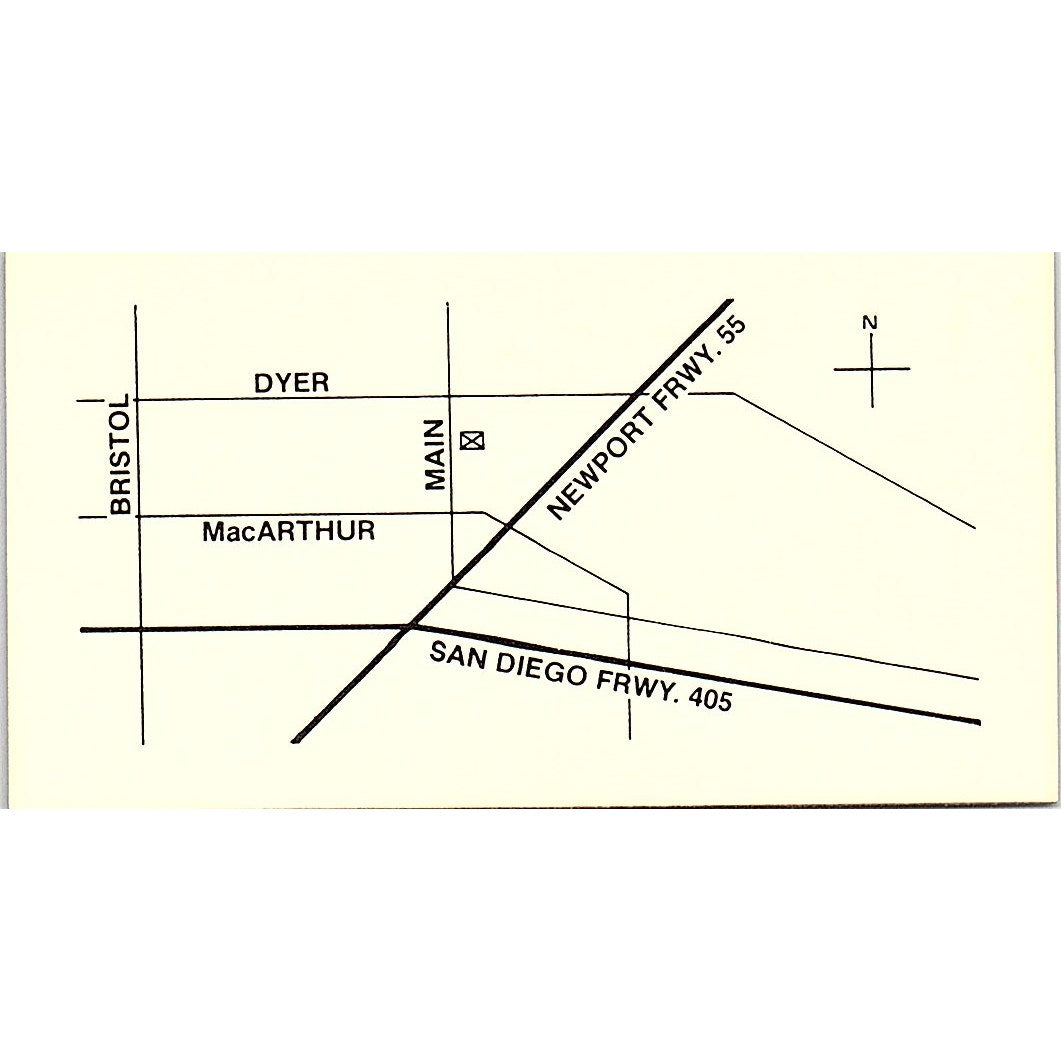 World of Moulding Main St Santa Ana CA Vintage Business Card SD9-B4