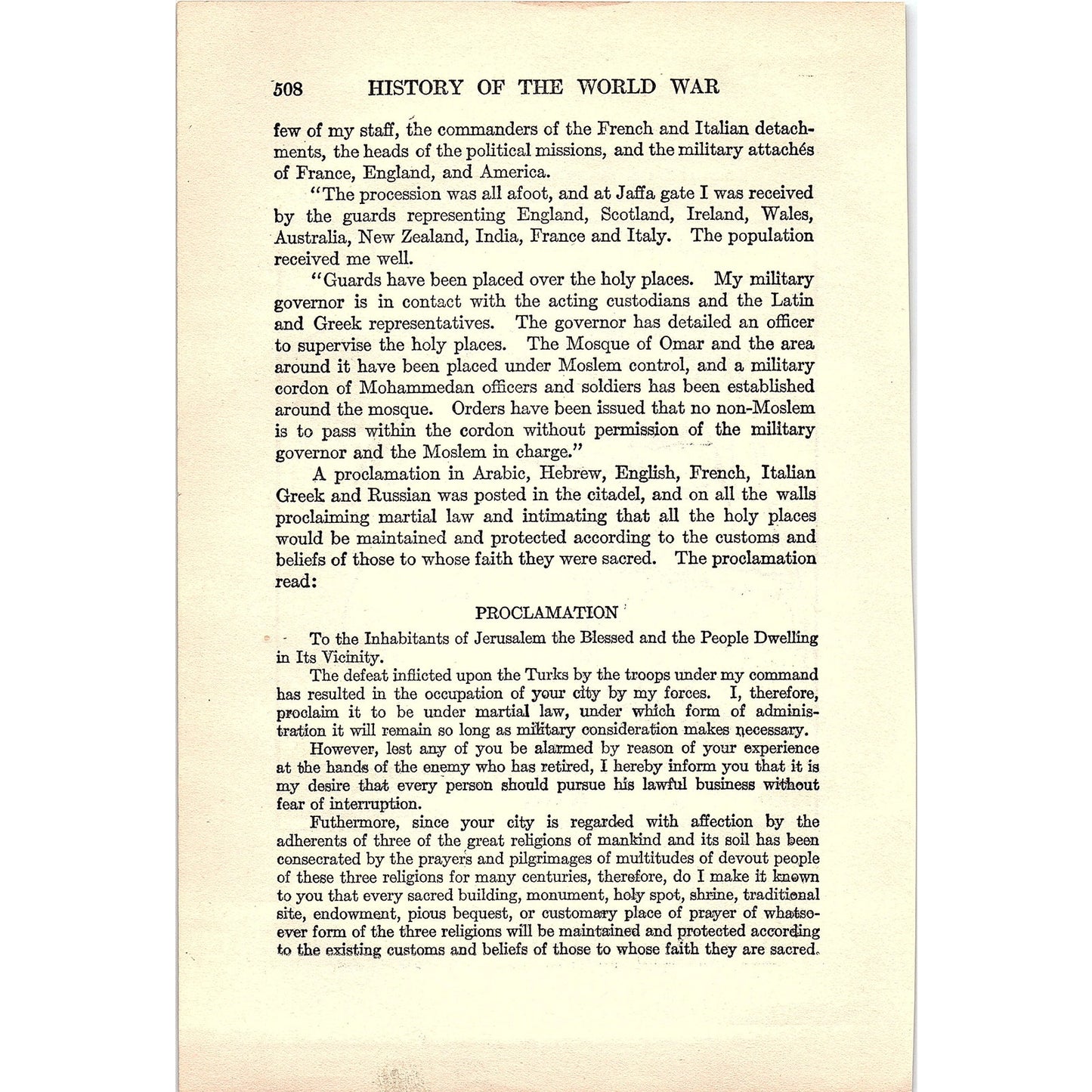 How Two Wings of the British Army Trapped the Turks 1919 WWI Map Print AF9-16