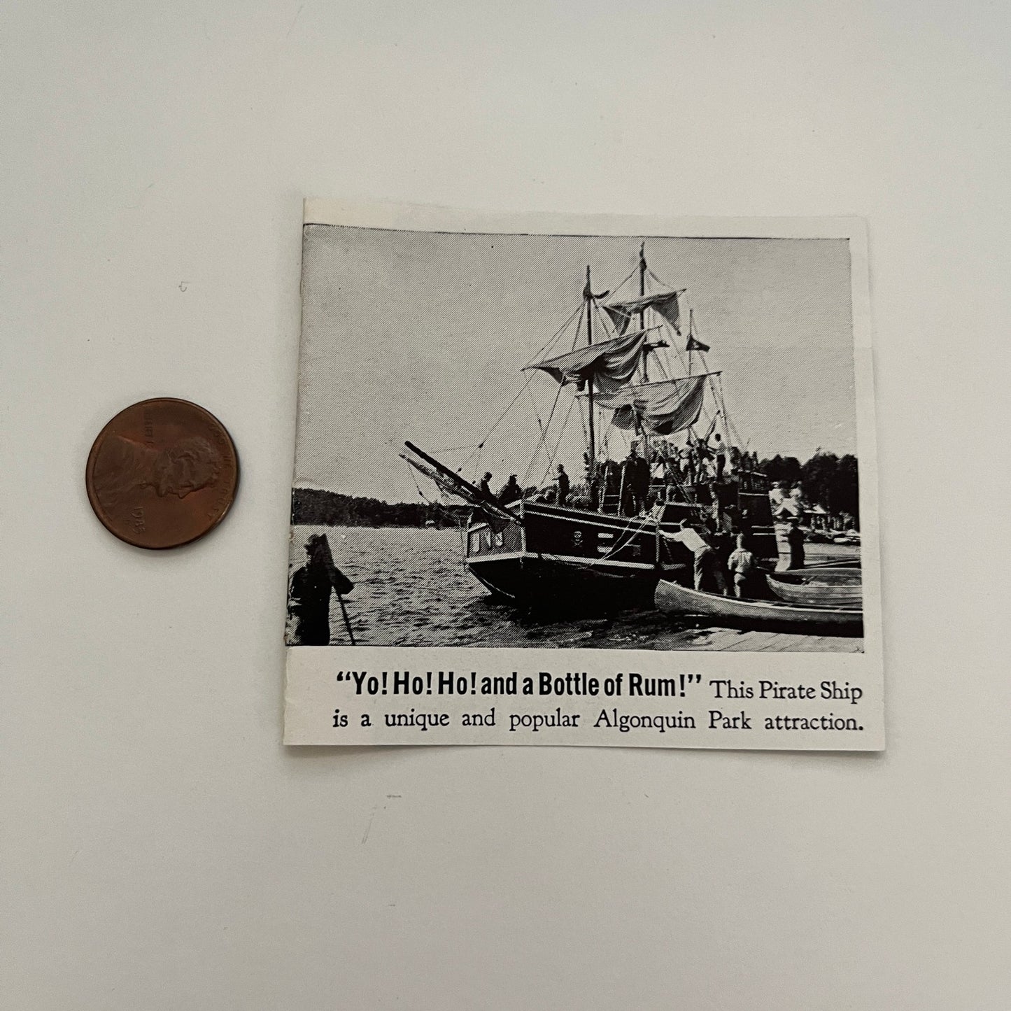 Yo!Ho!Ho! & a Bottle of Rum! Pirate Ship Algonquin 1941 Magazine Picture SAG4-M2