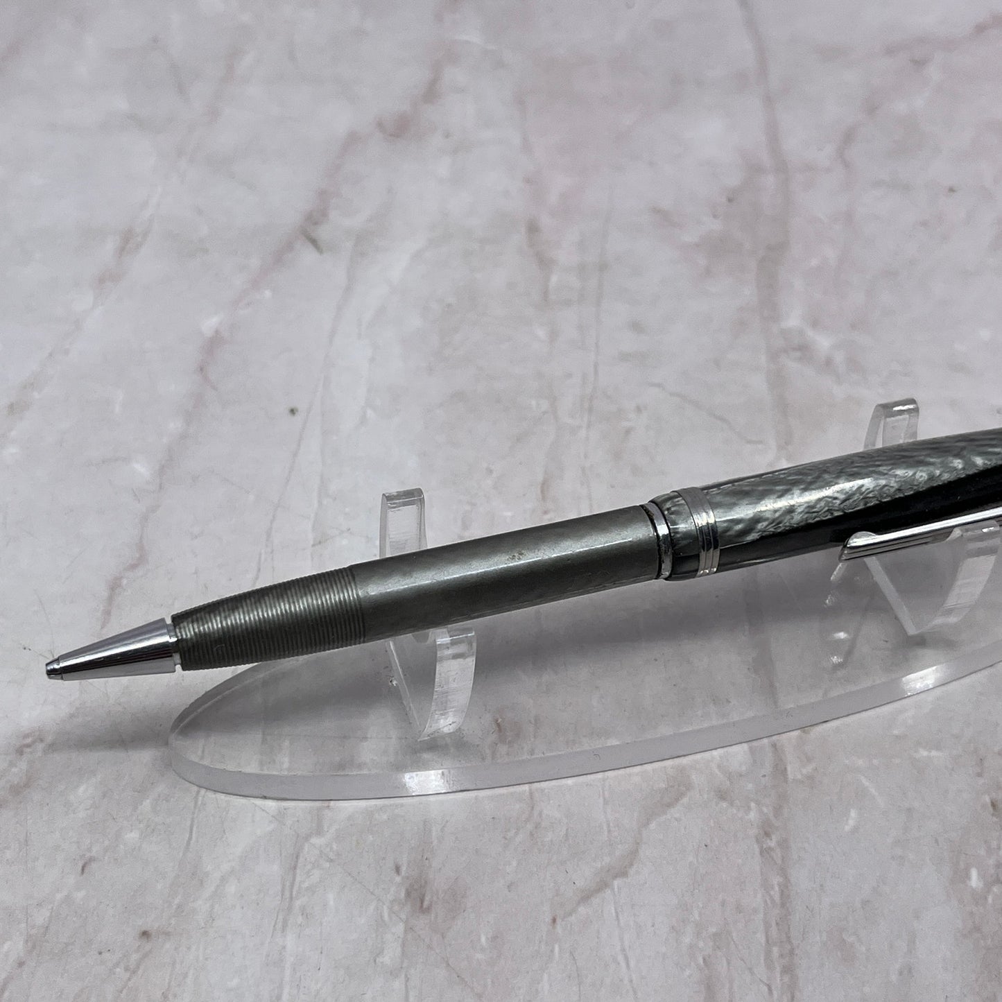 Esterbrook J Repeating Gray Marble Celluloid Vintage Mechanical Pencil SF4-P1
