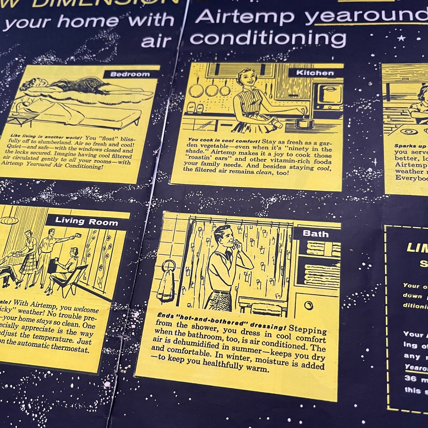 Chrysler Airtemp Air Conditioning Dayton OH 2 Pages 1956 Magazine Ad AG7-7