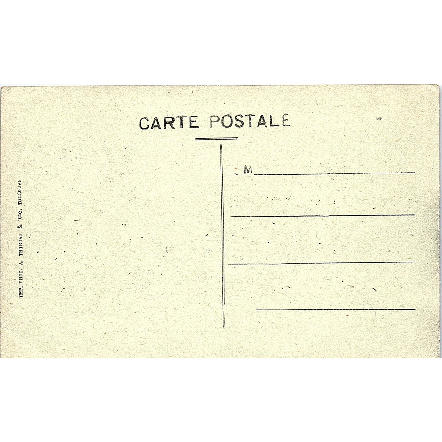 Vue Generale Prise De La Tranchee French Antique Postcard PE13