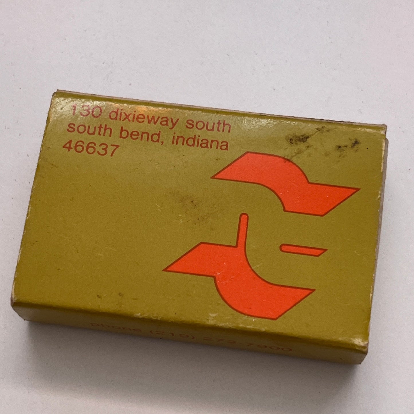 Randall's New Century Inn South Bend Indiana Vintage Matchbox TB6-MB3