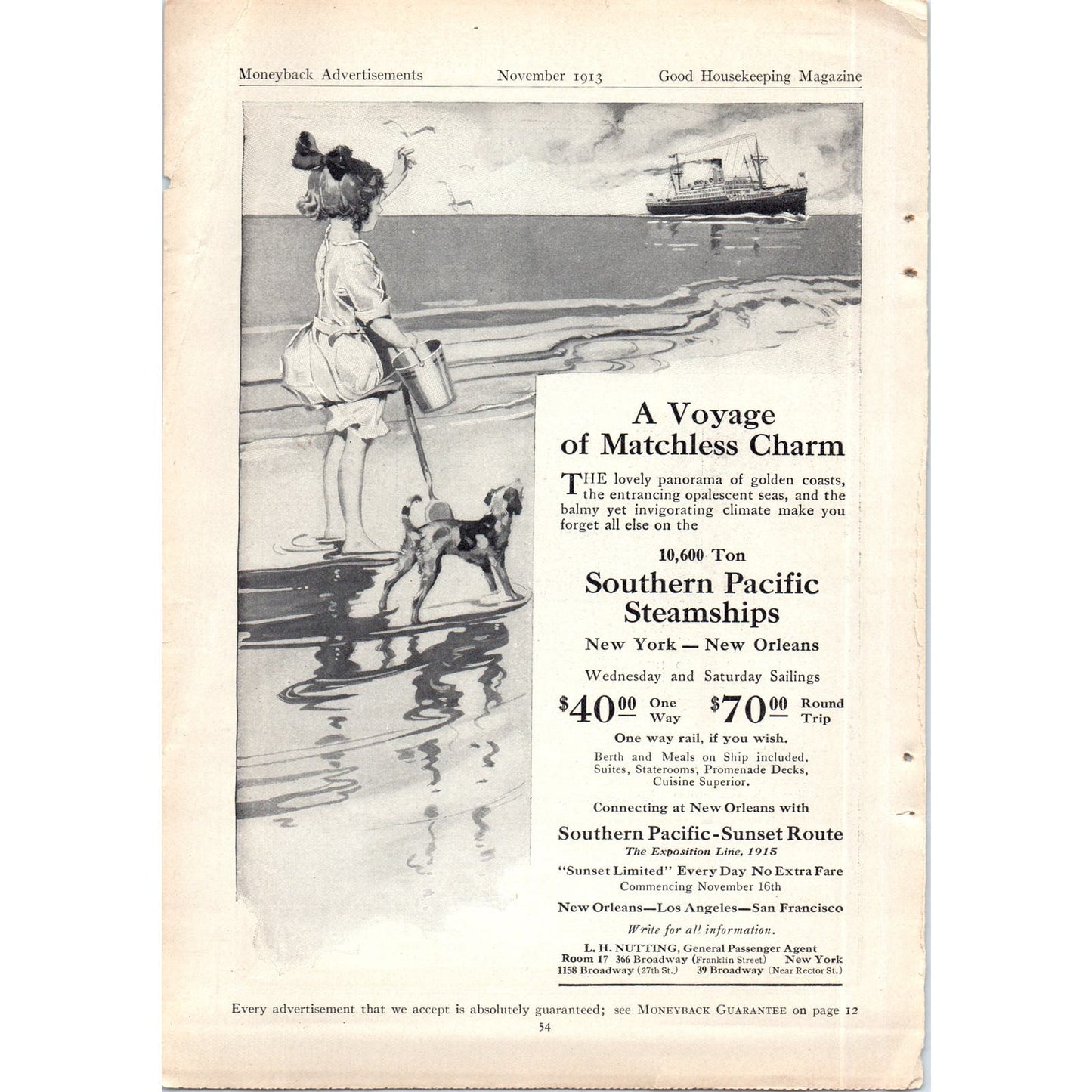 O'Sullivan's Heels of New Live Rubber 1913 Good Housekeeping Magazine Ad 6x9 D10