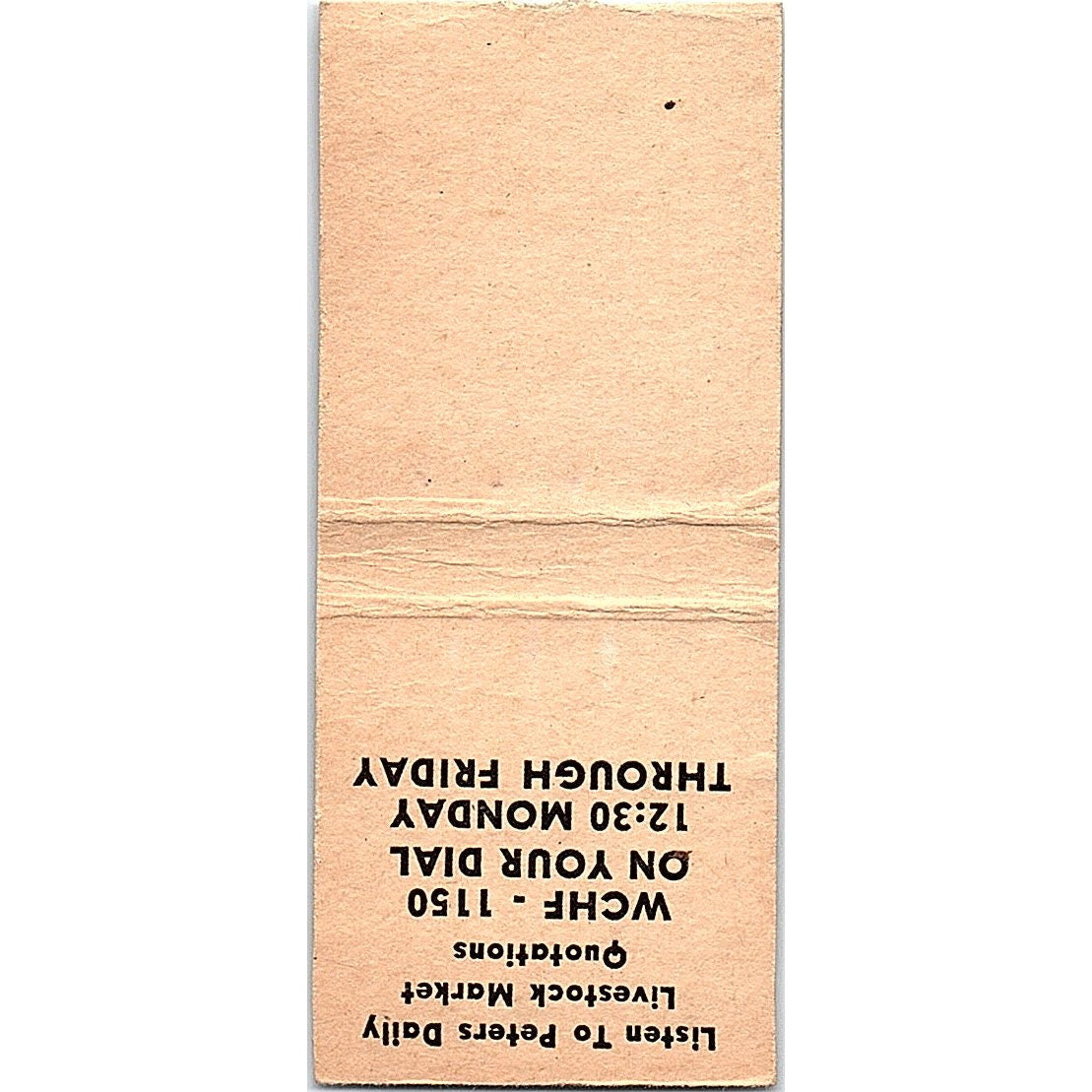 Peters Packing Company Chippewa Falls WI Vintage Matchbook Cover SC7-Y6