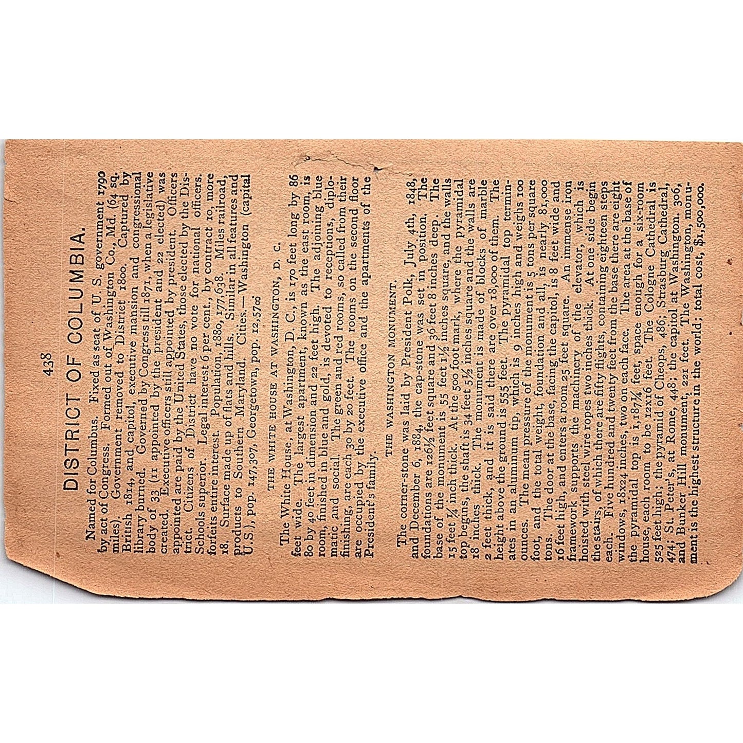 Antique 1889 Map of Wyoming 1889 Pocket Map Engraving SAG4-H3