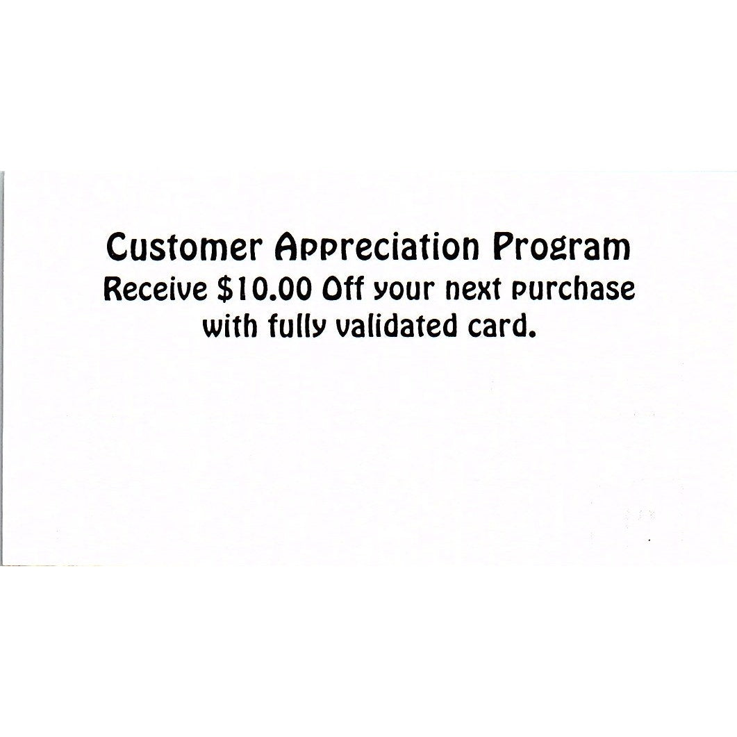 Scrappily Ever After Temple TX Vintage Business Card SC9-B10