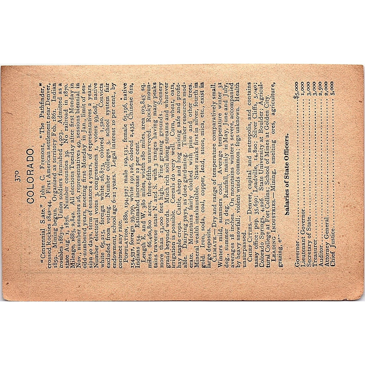 Antique 1889 Map of Connecticut 1889 Pocket Map Engraving SAG4-H3