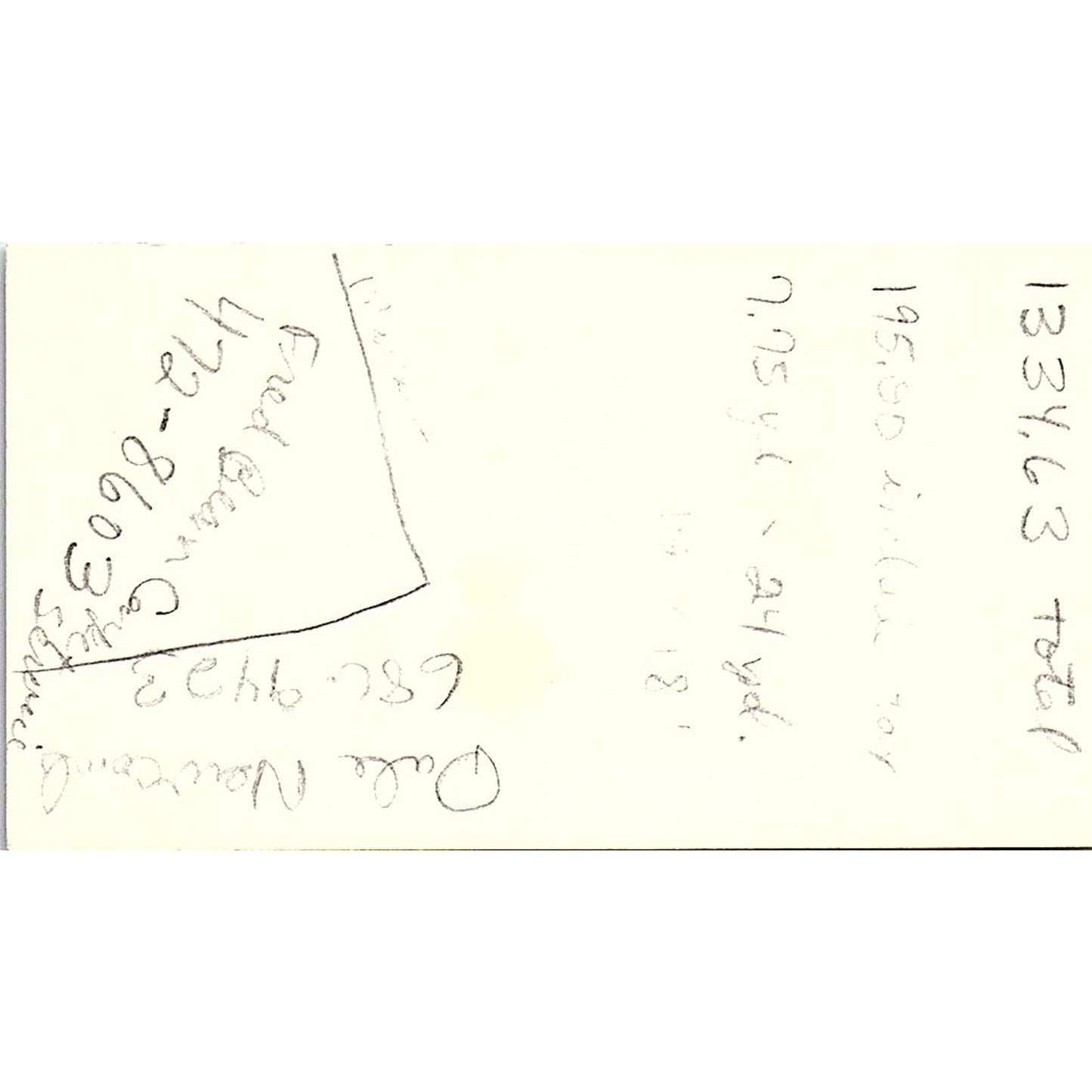 Cargill's Carpet Center David Drum Houston Texas Vintage Business Card SF3-B6