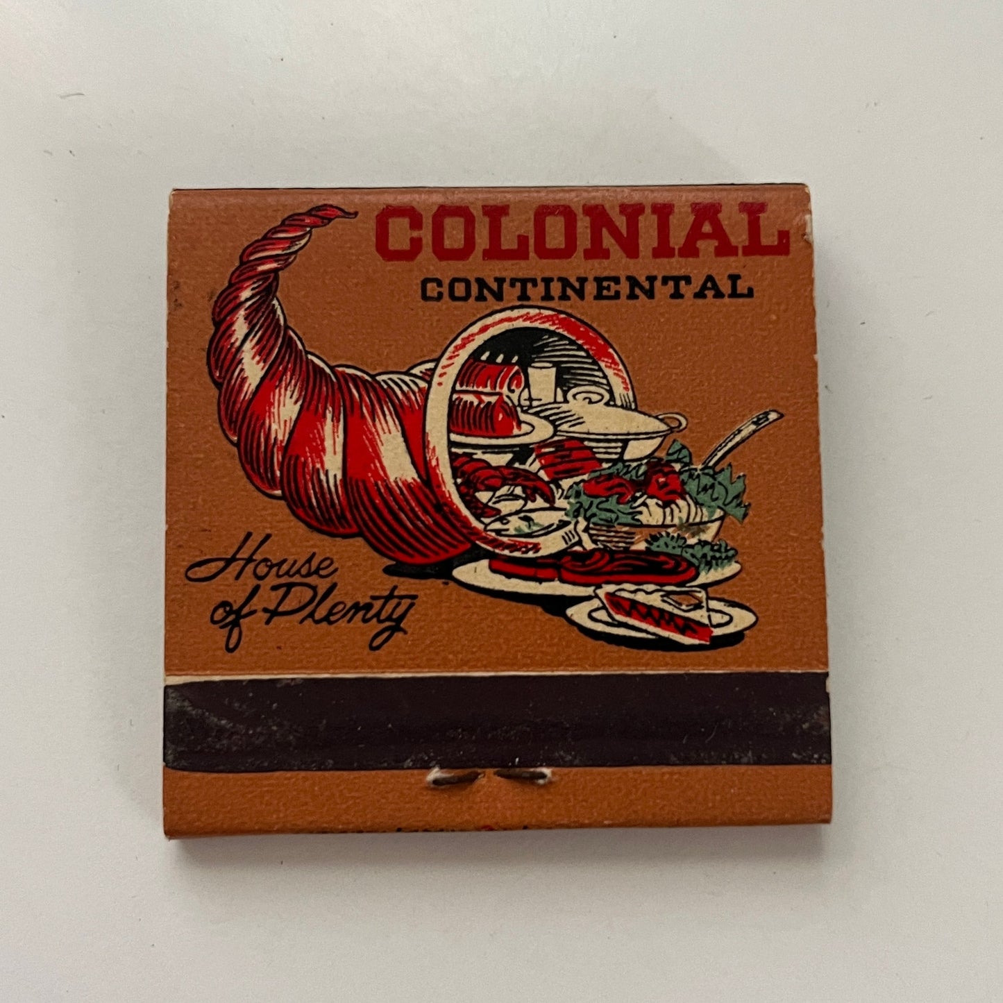 Colonial Continental Lincoln NE Feature Matches Vintage Matchbook TB7-XSM