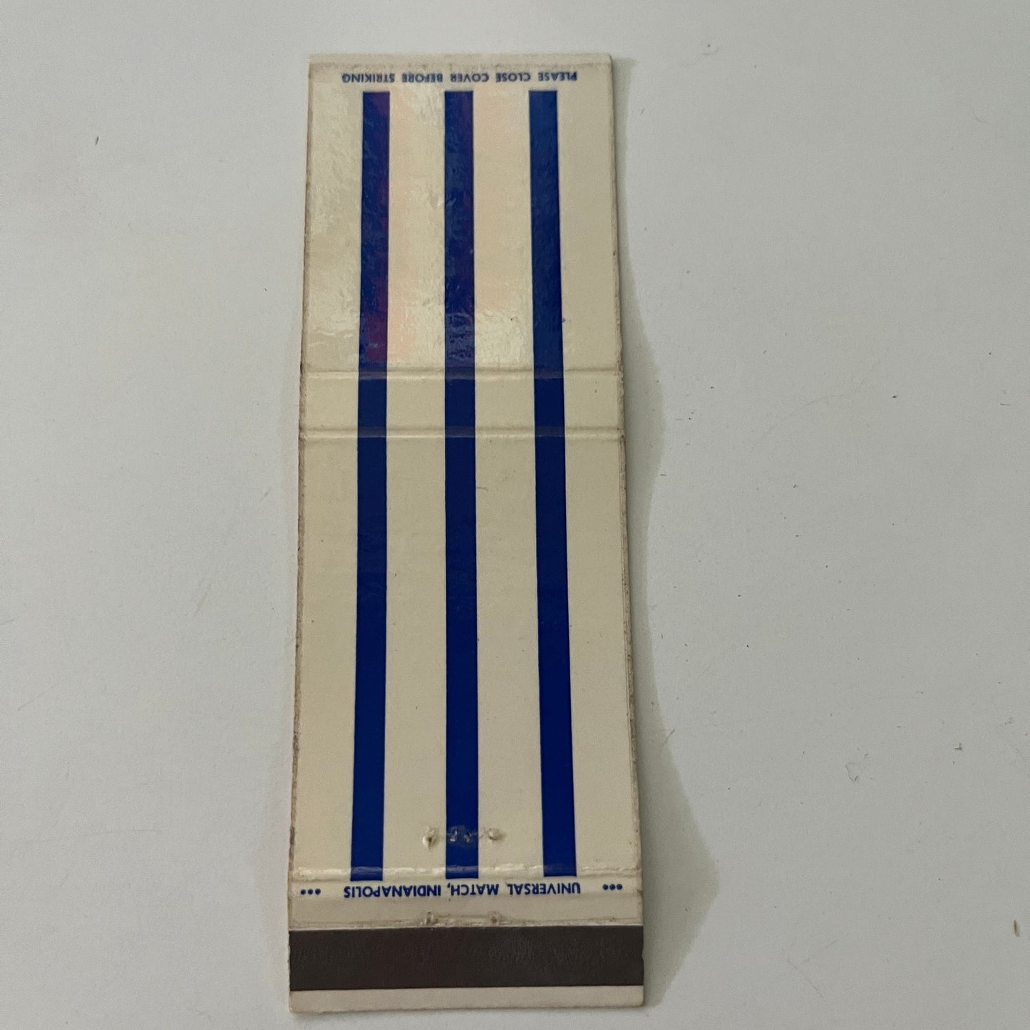 Nora Plaza Car Wash Indianapolis IN Vintage Matchbook Cover MB8-6