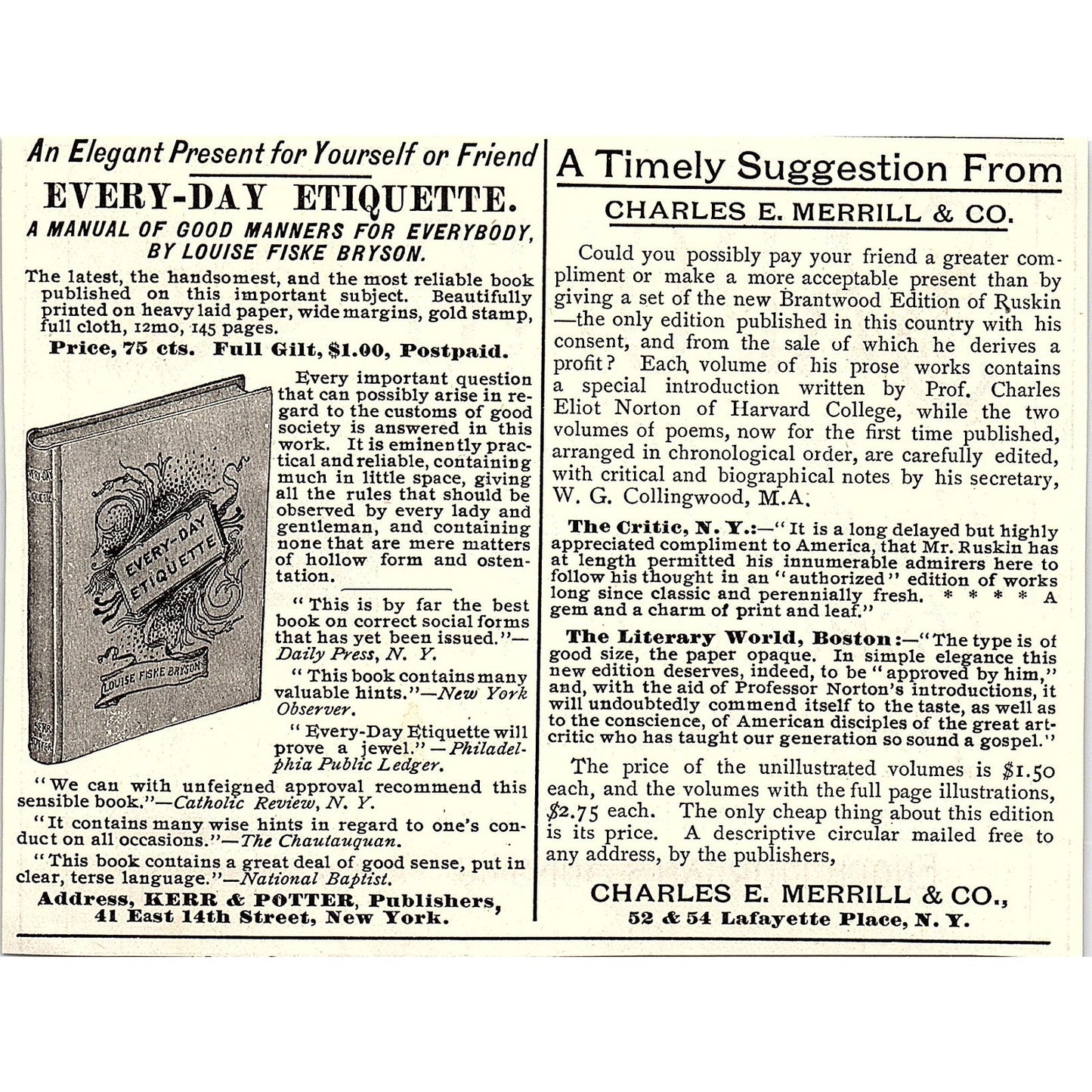 Sapolio - Enoch Morgan's Sons Co 1892 Ad AG2-H5