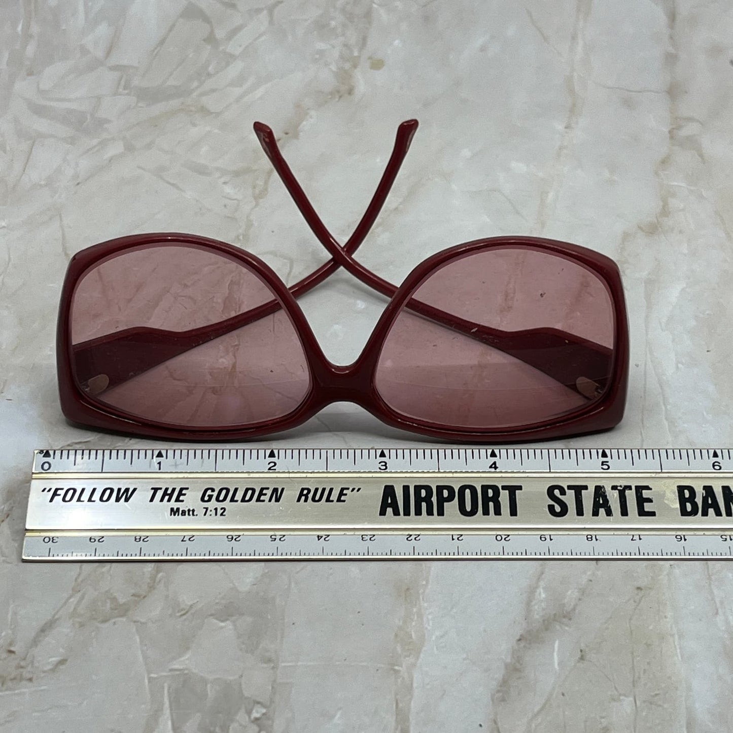 Retro Women’s BL Red Oversize Sunglasses Eyeglasses Frames TD7-G8-8