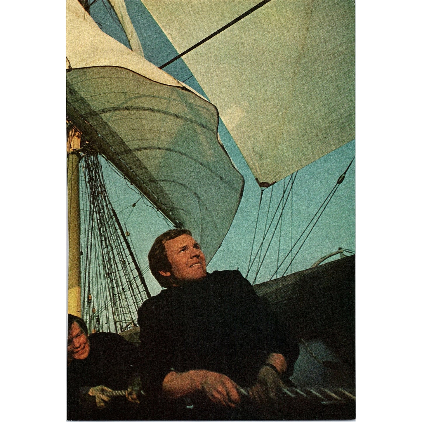 1970s National Geographic Clipper Ship Photo Print Vintage Art Print 7x10 V4