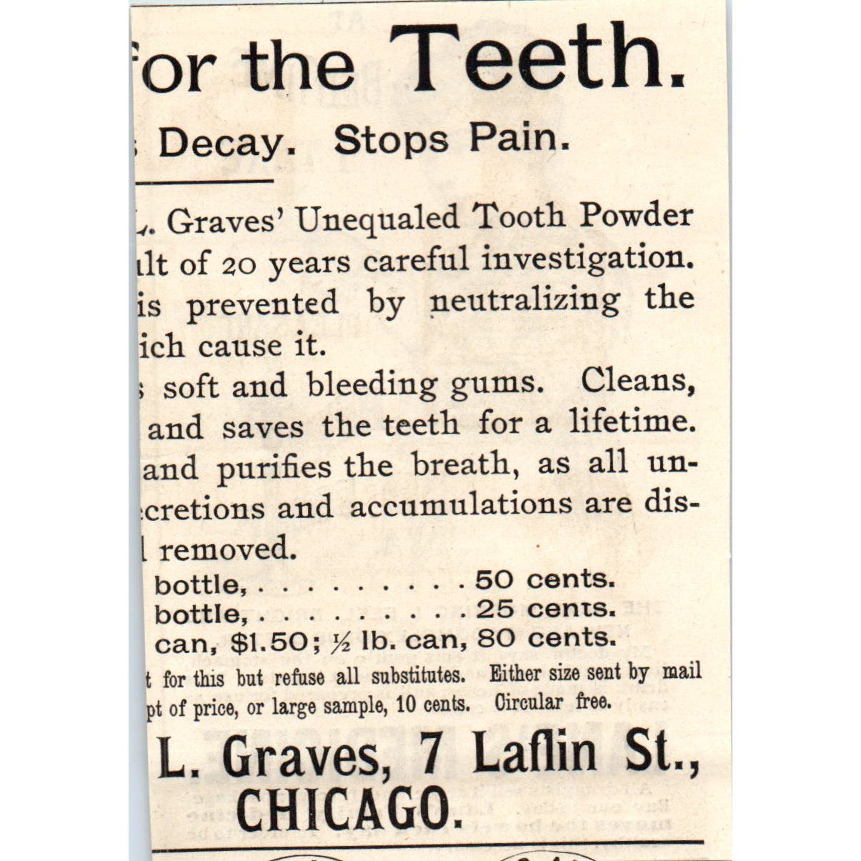 Lane's Medicine Herb Drink c1890 Victorian Ad AE8-CH8