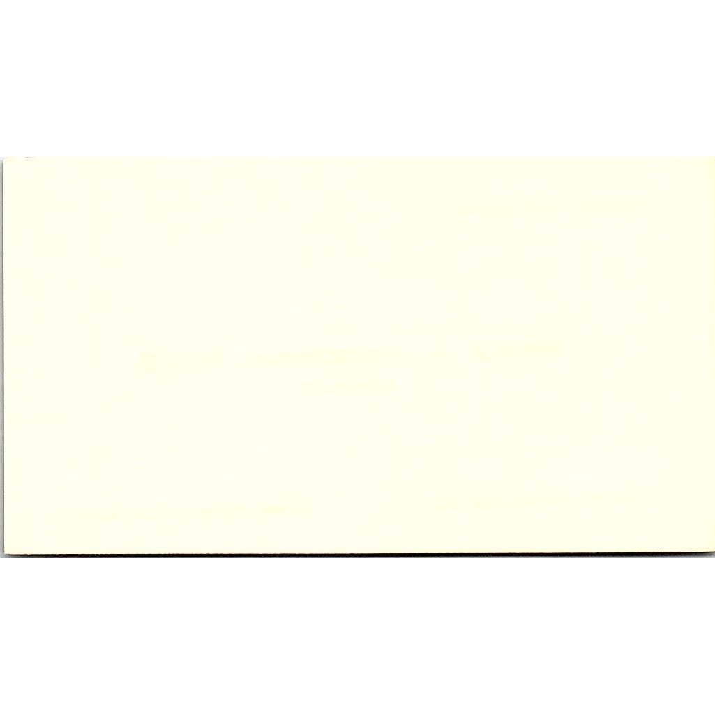 Bell Dental Center Dr M.J. Niciforos Bell CA Vintage Business Card SE3-B15