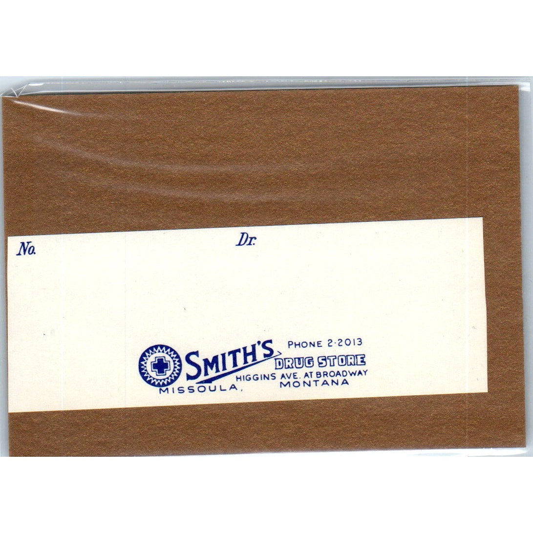 Smith's Drug Store Missoula Montana Antique Apothecary Label TH2-AL