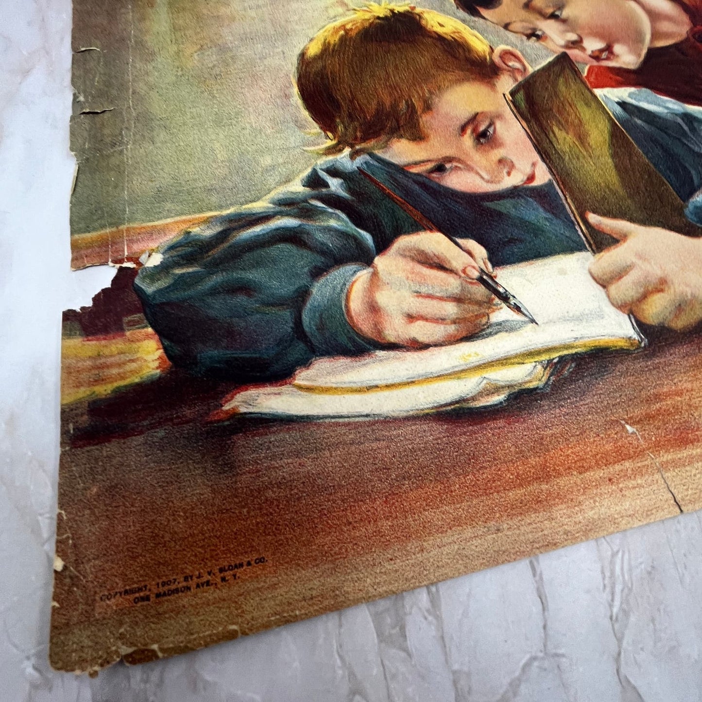 1907 Showing Off Boston Globe Supplement Art Print Lithograph 11x17 FL6-4