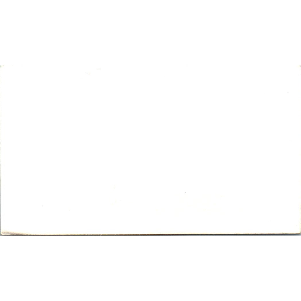 R.A. Baker Stauffer Chemical Company Houston Vintage Business Card SE3-B10