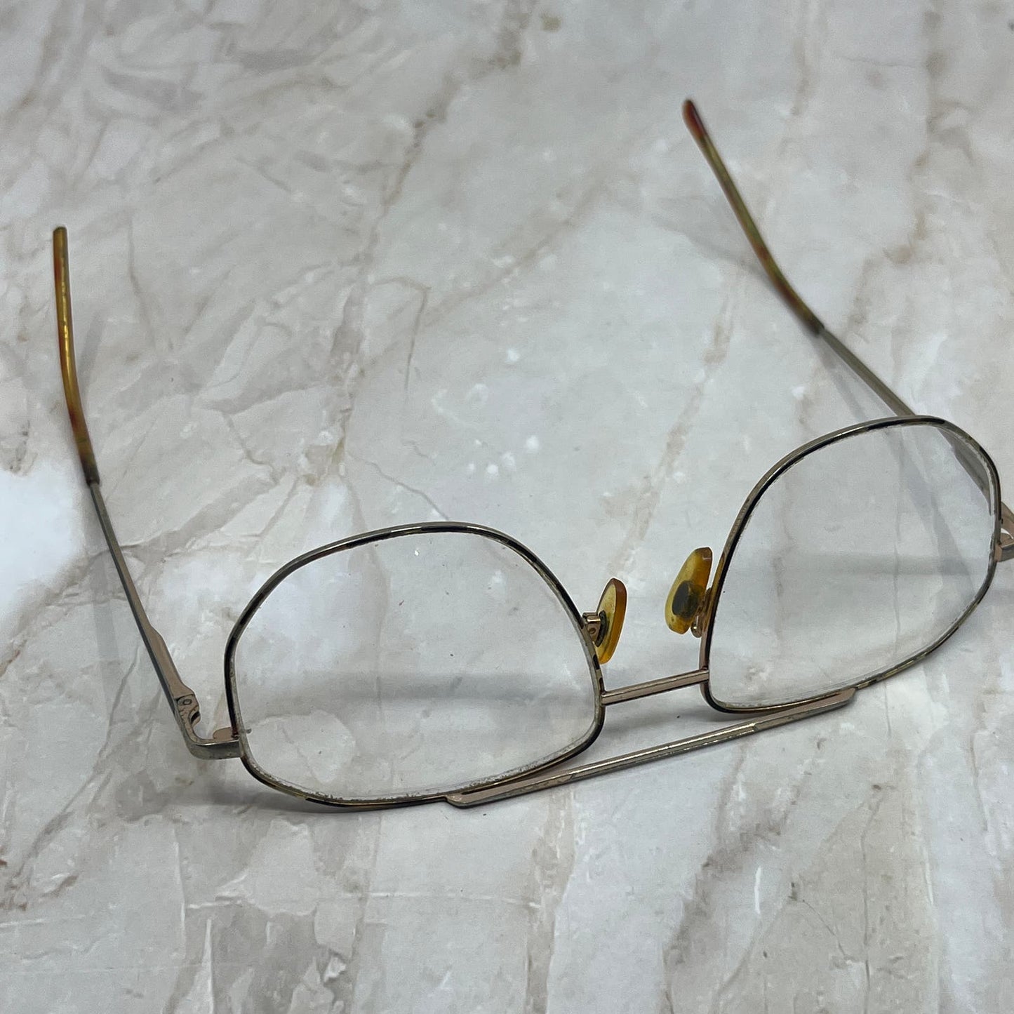 Retro Gold & Tortoise Shell Tone Aviator Sunglasses Eyeglasses Frames TD7-G2-9