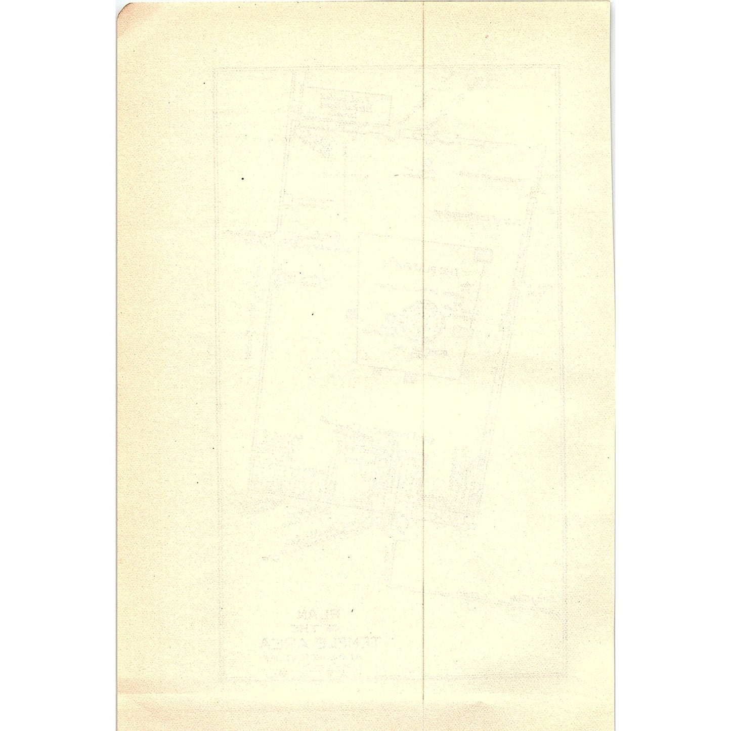 Plan of the Temple Area at the Present Day 1905 Map SAG4-6