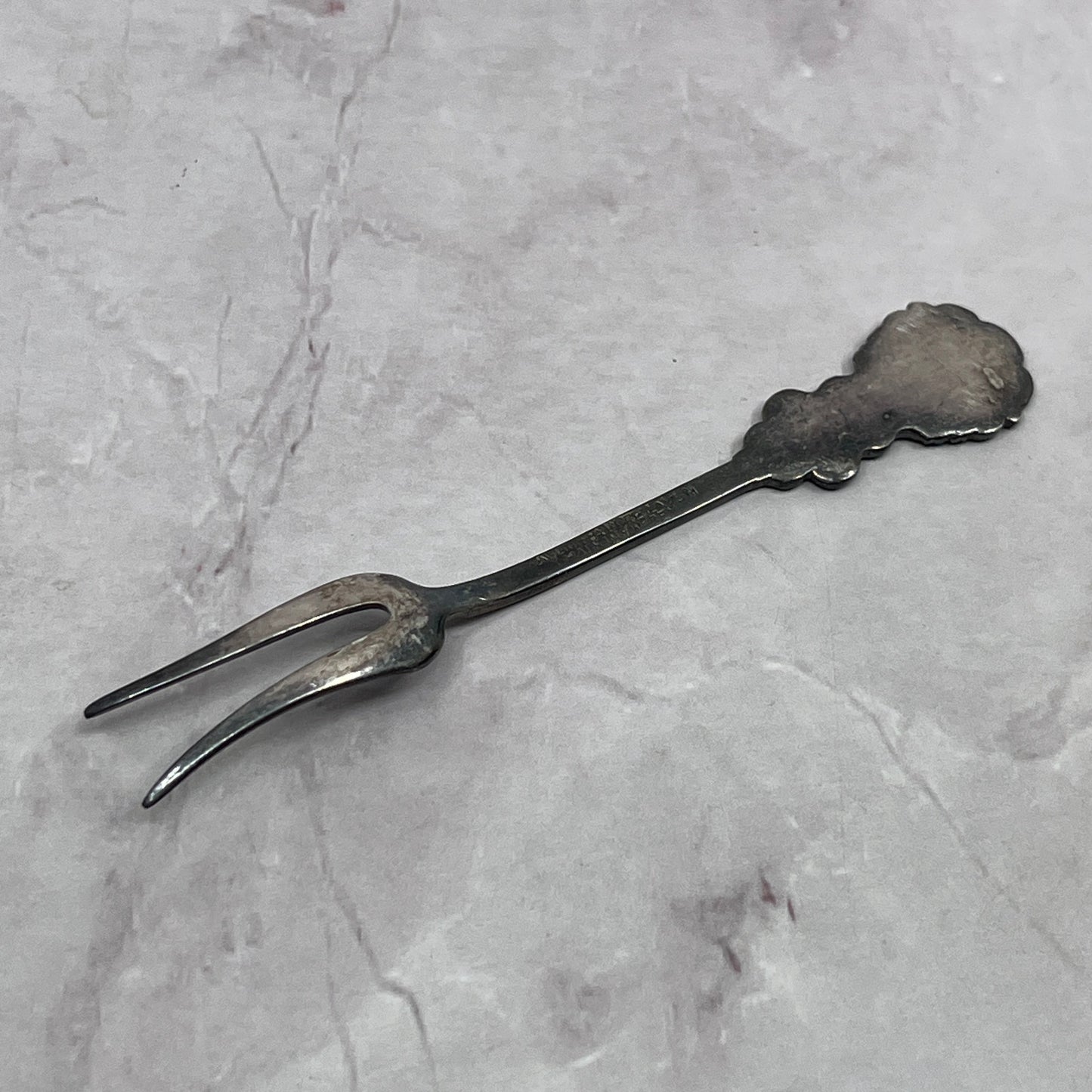 F.A. Bore Laven Silverplate Cocktail Fork Sweden Vintage Silverplate TC5-OS-1